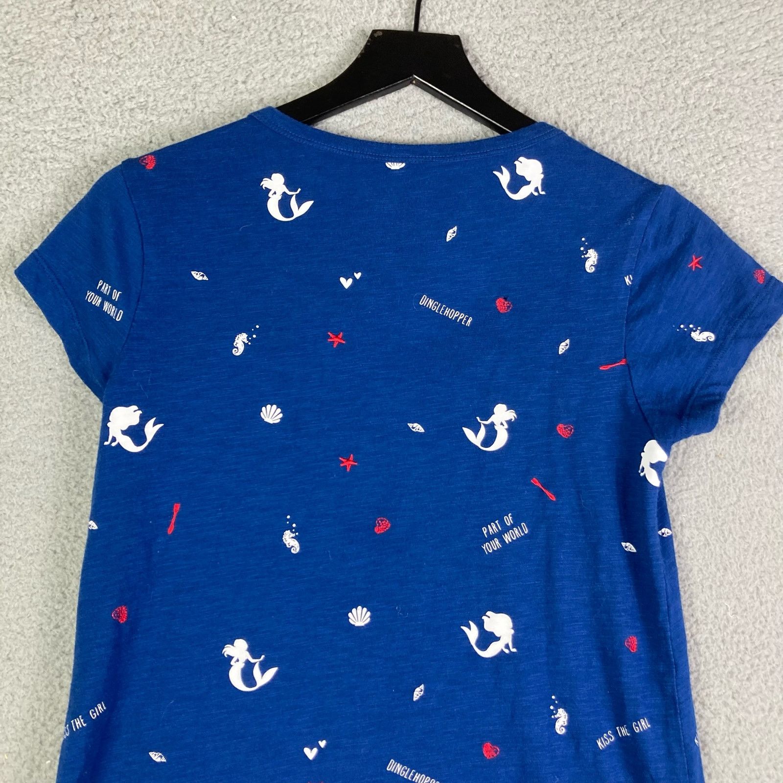 Disney Little Mermaid Disney Shirt Womens Size Small Blue Ariel Size S / US 4 / IT 40 - 7 Thumbnail