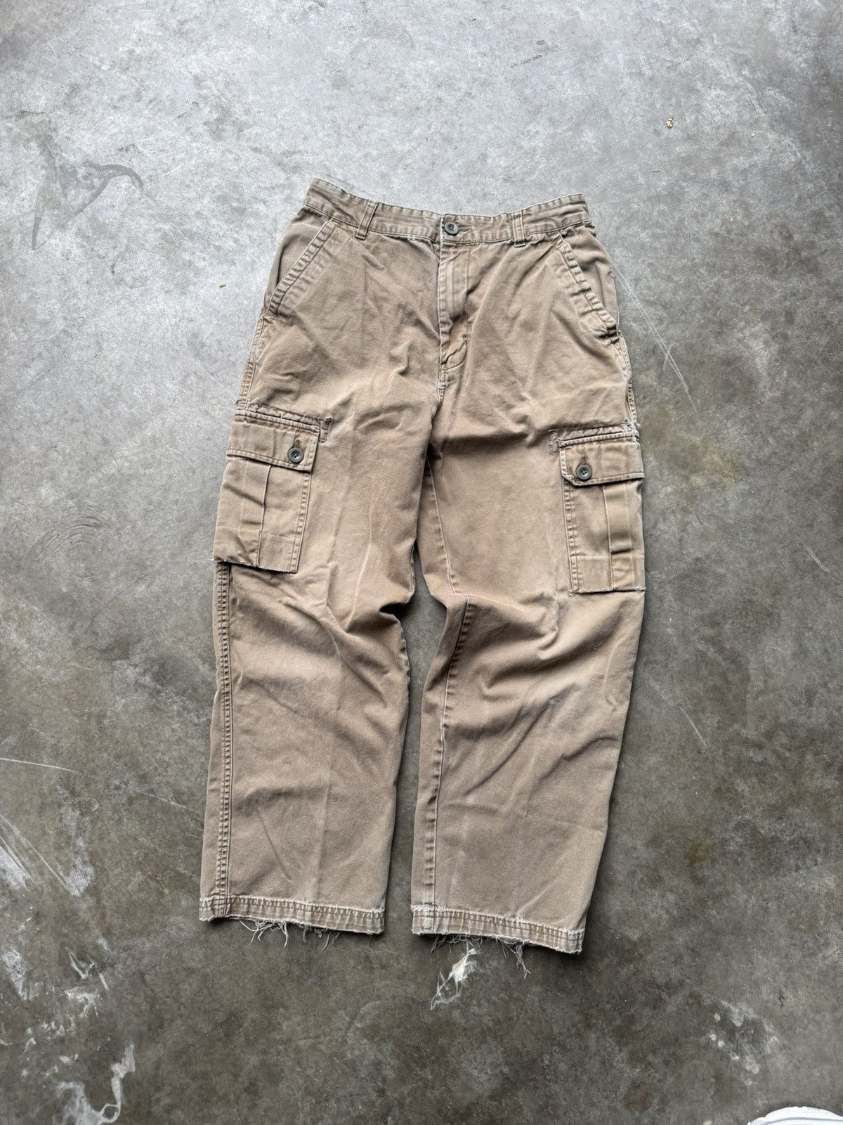 Arizona Jean Co. × Vintage Vintage 90’s/00’s Arizona Jean Co. Faded Brown Cargo Pants Size US 30 / EU 46 - 3 Thumbnail