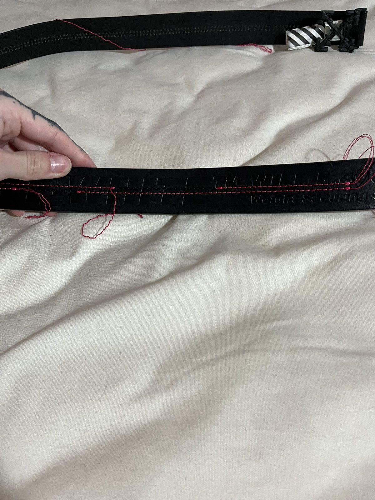 Off-White Off white black belt pink Size ONE SIZE - 10 Thumbnail