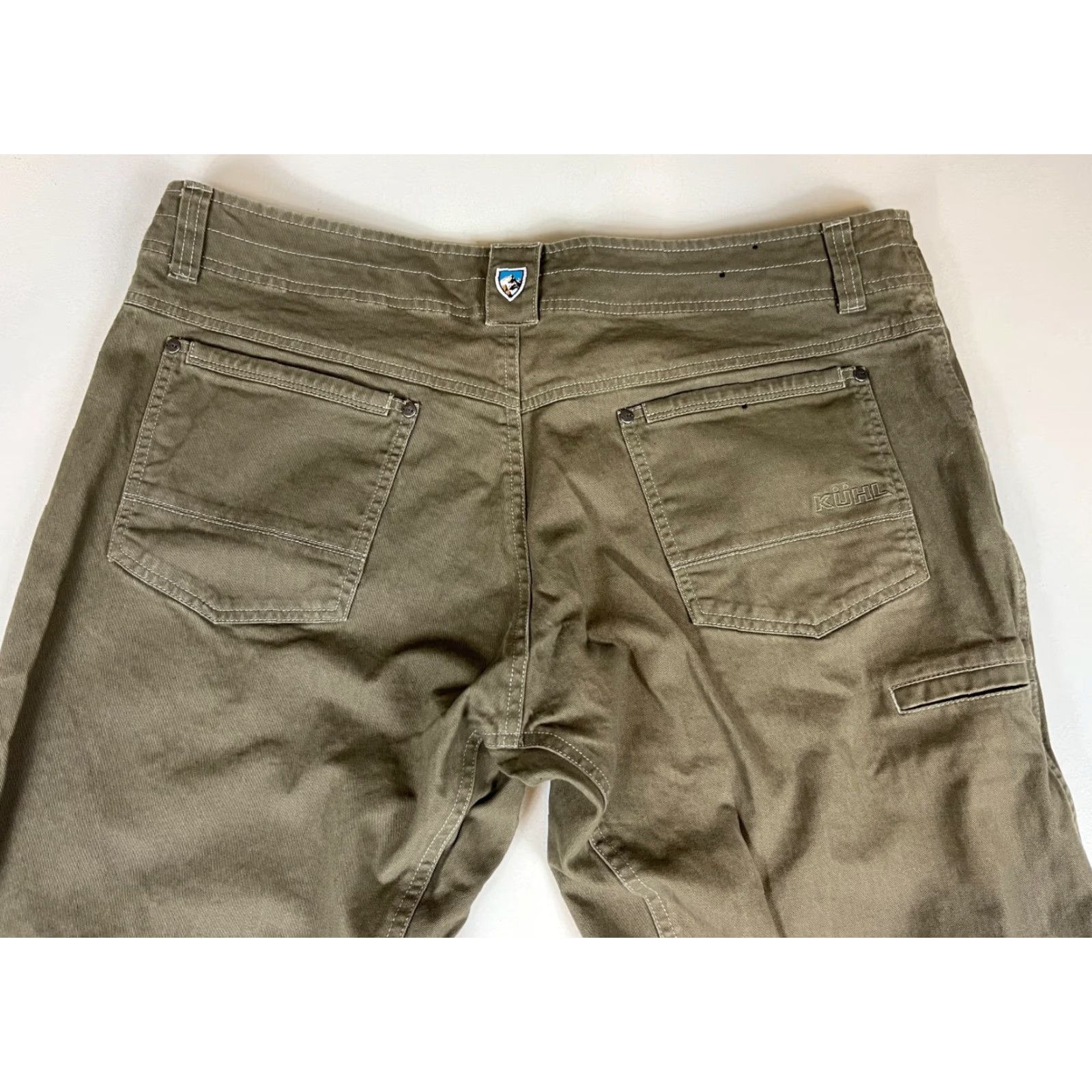Vintage VINTAGE Kuhl Men’s Easy Rydr Pants Olive 38x32 Canvas Stretch Pockets Hiking Outdoor Size US 38 / EU 54 - 5 Thumbnail