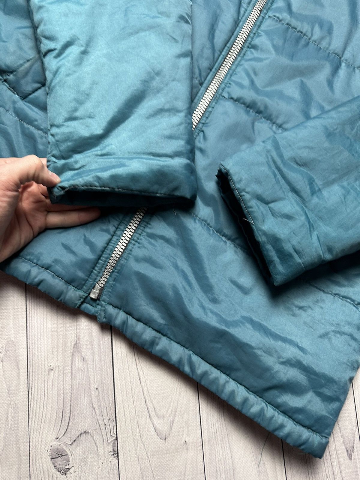Nike × Vintage Vintage Nike jacket size S logo parka green Size US S / EU 44-46 / 1 - 7 Thumbnail