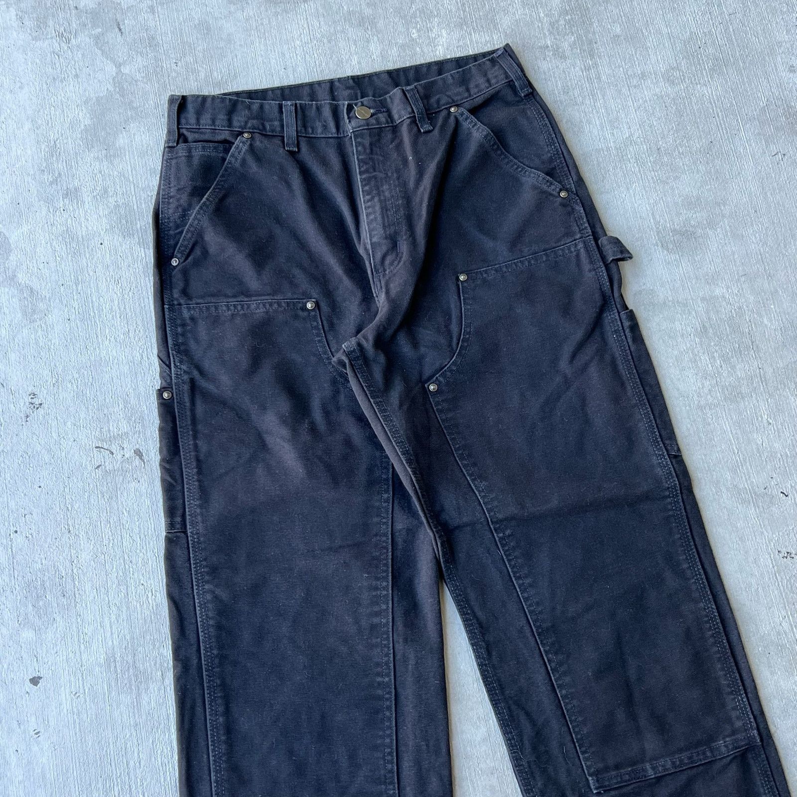 Carhartt × Vintage Carhartt black double knee work wear carpenter pants Size US 30 / EU 46 - 2 Thumbnail