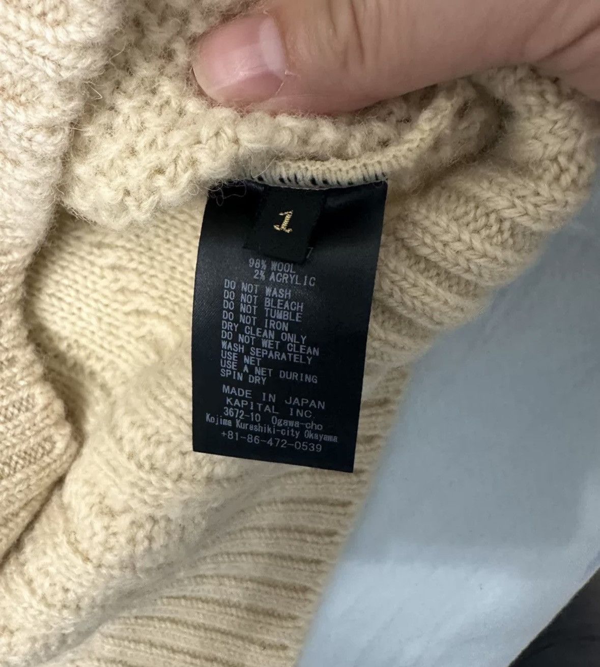 Kapital Kapital's popular smiley face sweater2412-Nextarrow Size US S / EU 44-46 / 1 - 3 Thumbnail