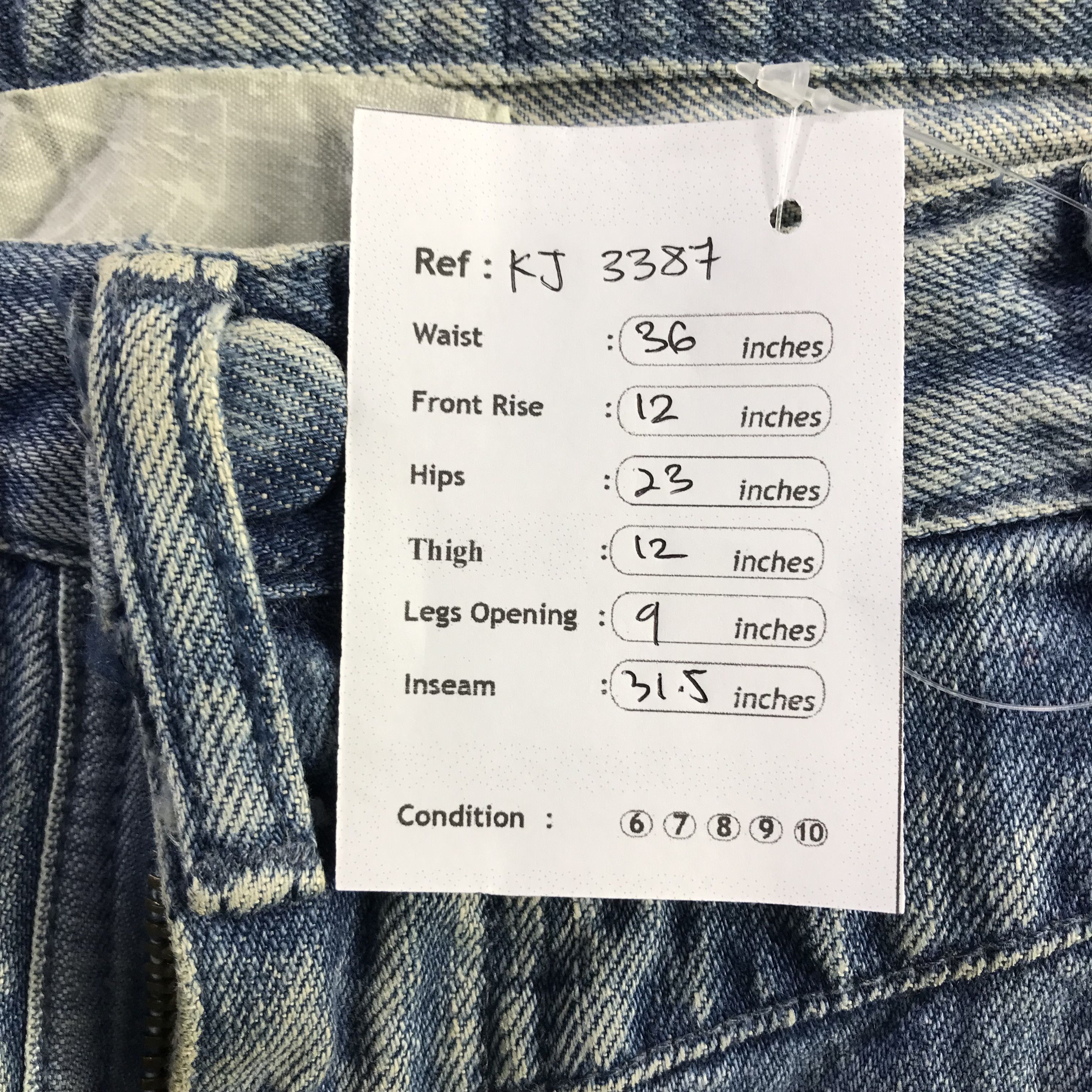 Nonnative Nonnative Selvedge Jeans Distressed Denim KJ3387 Size US 36 / EU 52 - 12 Thumbnail