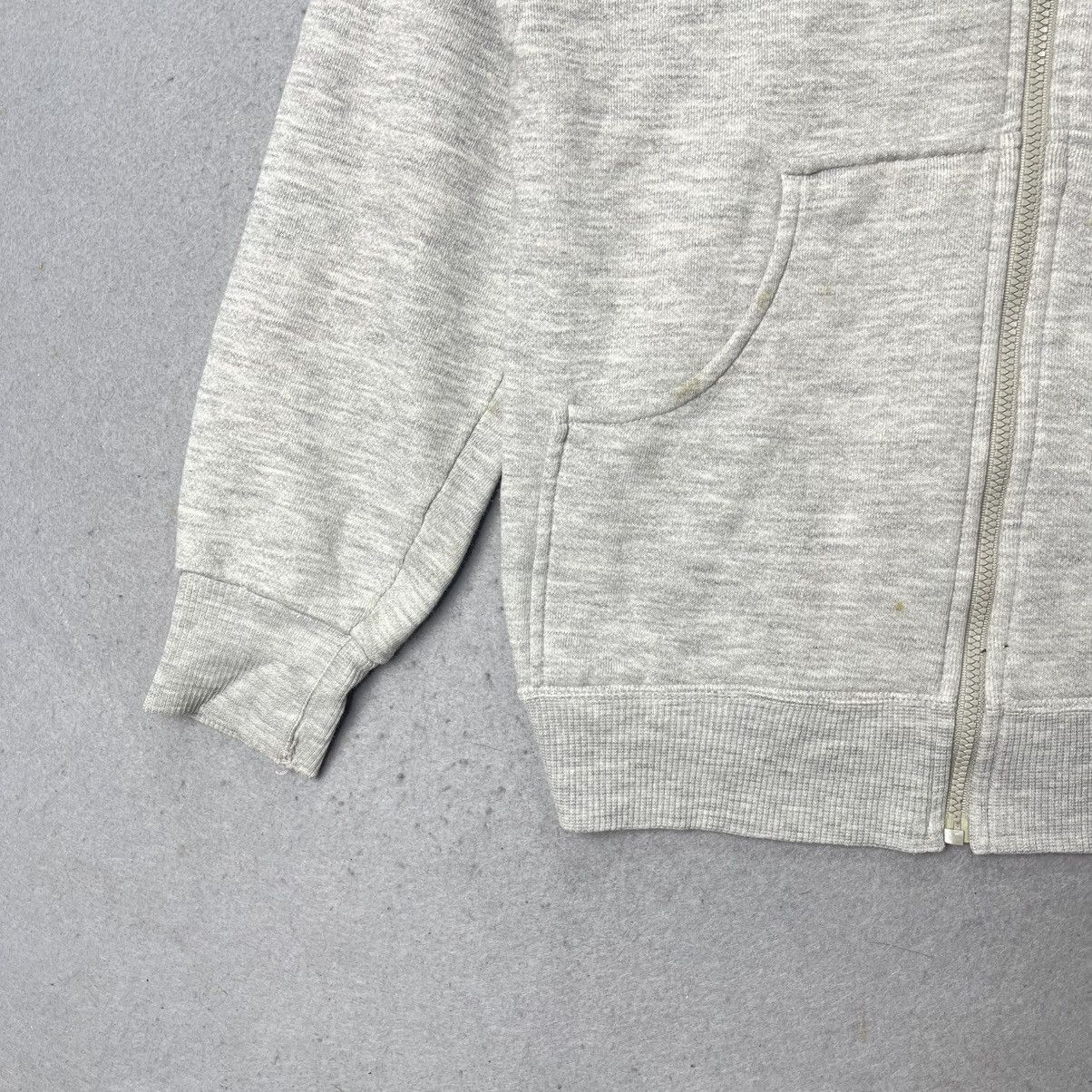 Japanese Brand Vintage B.V.D Minimal Zip Hoodie Heather Grey Size US S / EU 44-46 / 1 - 5 Thumbnail