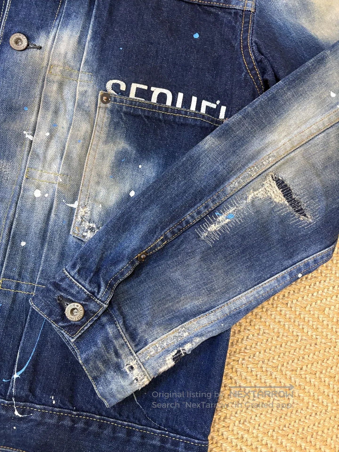 Fragment Design Sequel X Fragment Design Denim Jacket. Size US M / EU 48-50 / 2 - 3 Thumbnail