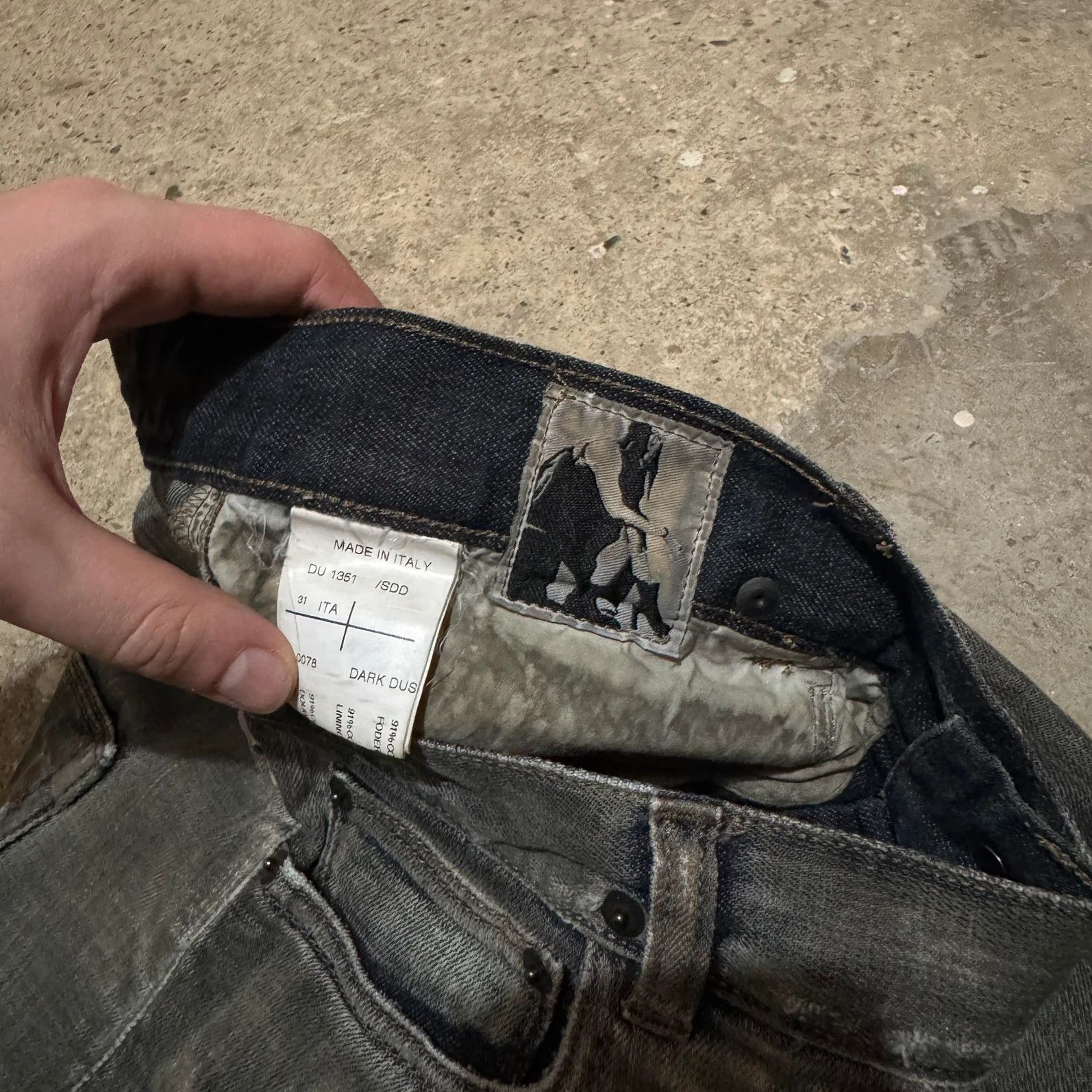 Rick Owens Rick owens drkshdw dark dust jeans Size US 31 - 8 Thumbnail