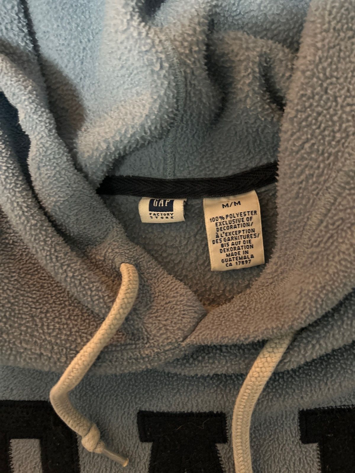 Gap Y2K GAP Fleece Baby Blue Cozy Baggy Hoodie Size US M / EU 48-50 / 2 - 3 Thumbnail