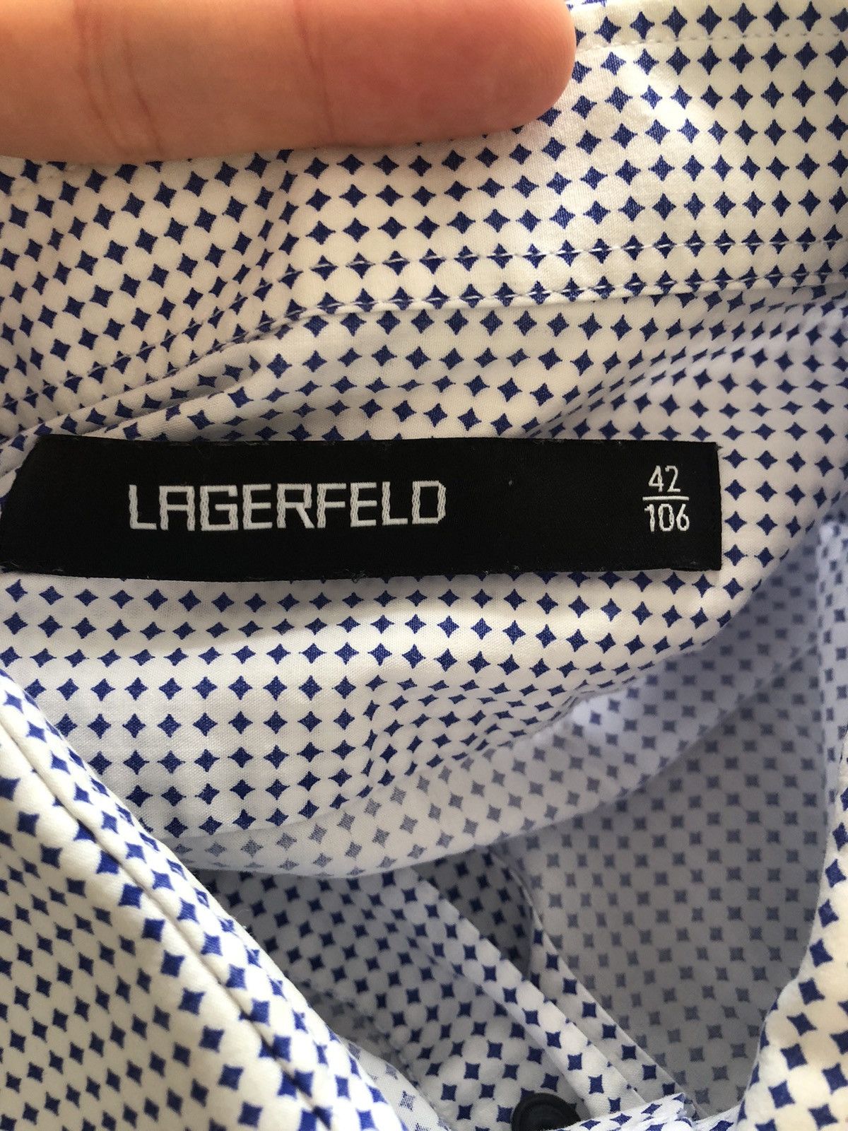Karl Lagerfeld KARL LAGERFELD RARE VINTAGE CLASSIC CASUAL BUTTON UP SHIRT Size US M / EU 48-50 / 2 - 2 Thumbnail