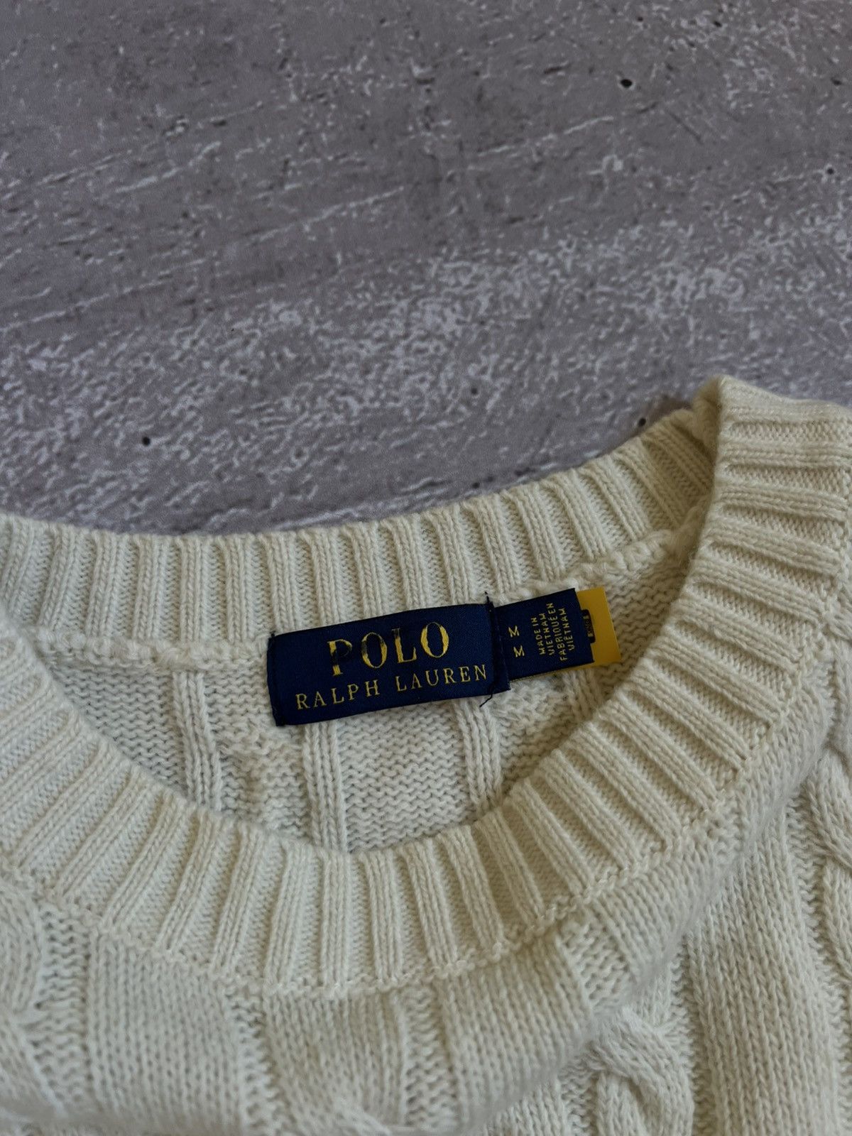 Polo Ralph Lauren Rare Cable Knit Sweater Polo Ralph Lauren M Size US M / EU 48-50 / 2 - 10 Thumbnail