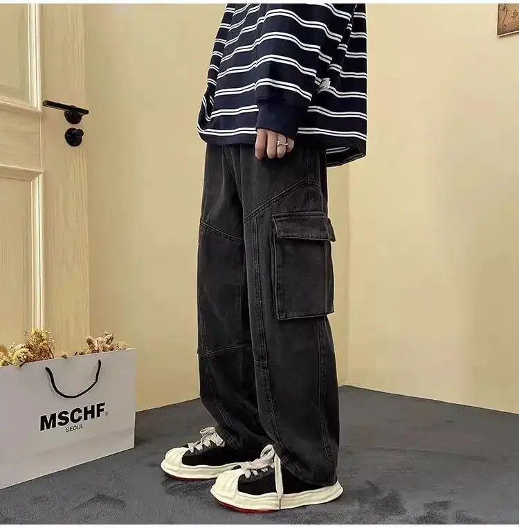 Japanese Brand Retro casual loose fitting jeans Size US 32 / EU 48 - 2 Thumbnail