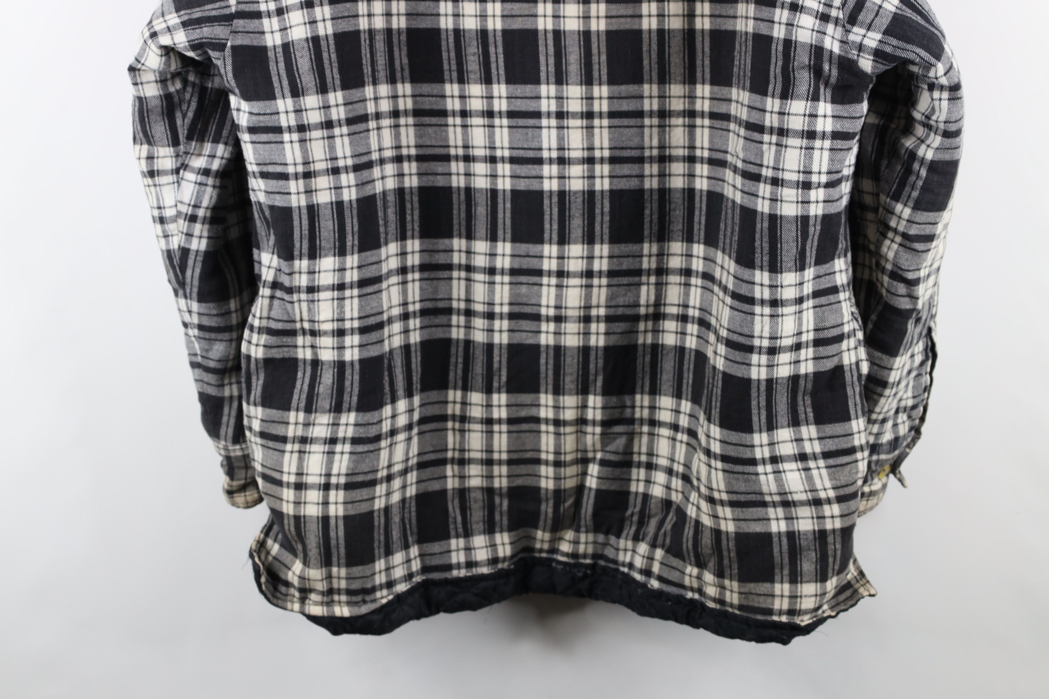 Vintage Vintage 90s Streetwear Fleece Lined Flannel Shirt Jacket Size US L / EU 52-54 / 3 - 16 Thumbnail