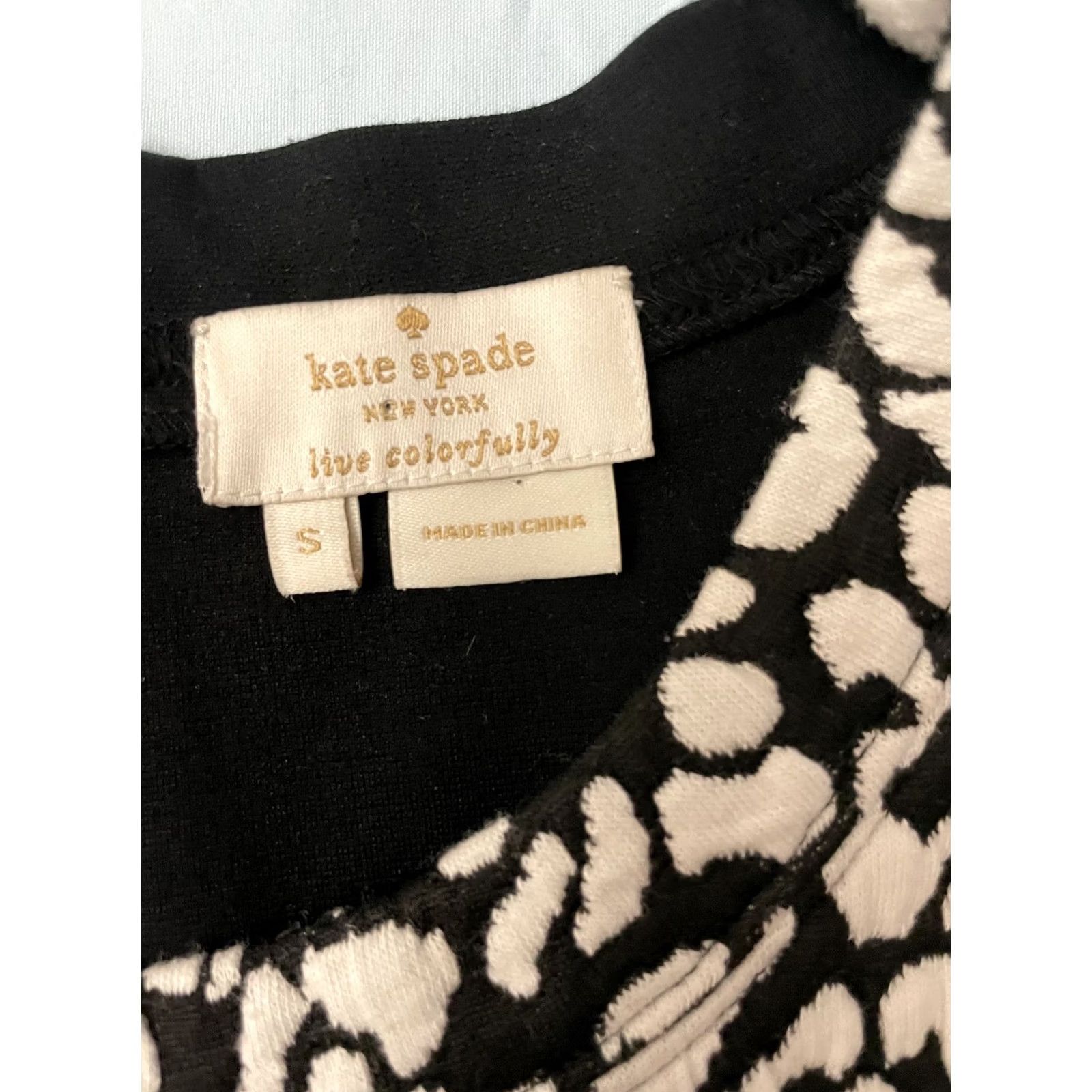 Vintage Kate Spade Sweater Womens Small Leopard Print Long Sleeve Pullover Top Size S / US 4 / IT 40 - 2 Thumbnail
