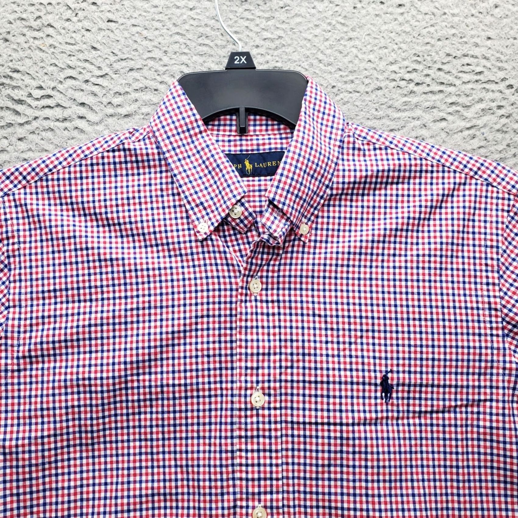 Ralph Lauren Ralph Lauren Shirt Mens M Multi Gingham Long Sleeve Pony Logo Button-Down Shirt Size US M / EU 48-50 / 2 - 5 Thumbnail