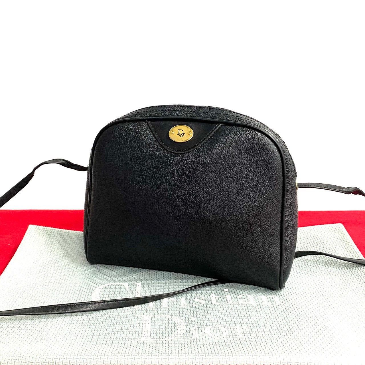 Dior Dior Shoulder Bag Black Leather Size ONE SIZE - 1 Thumbnail
