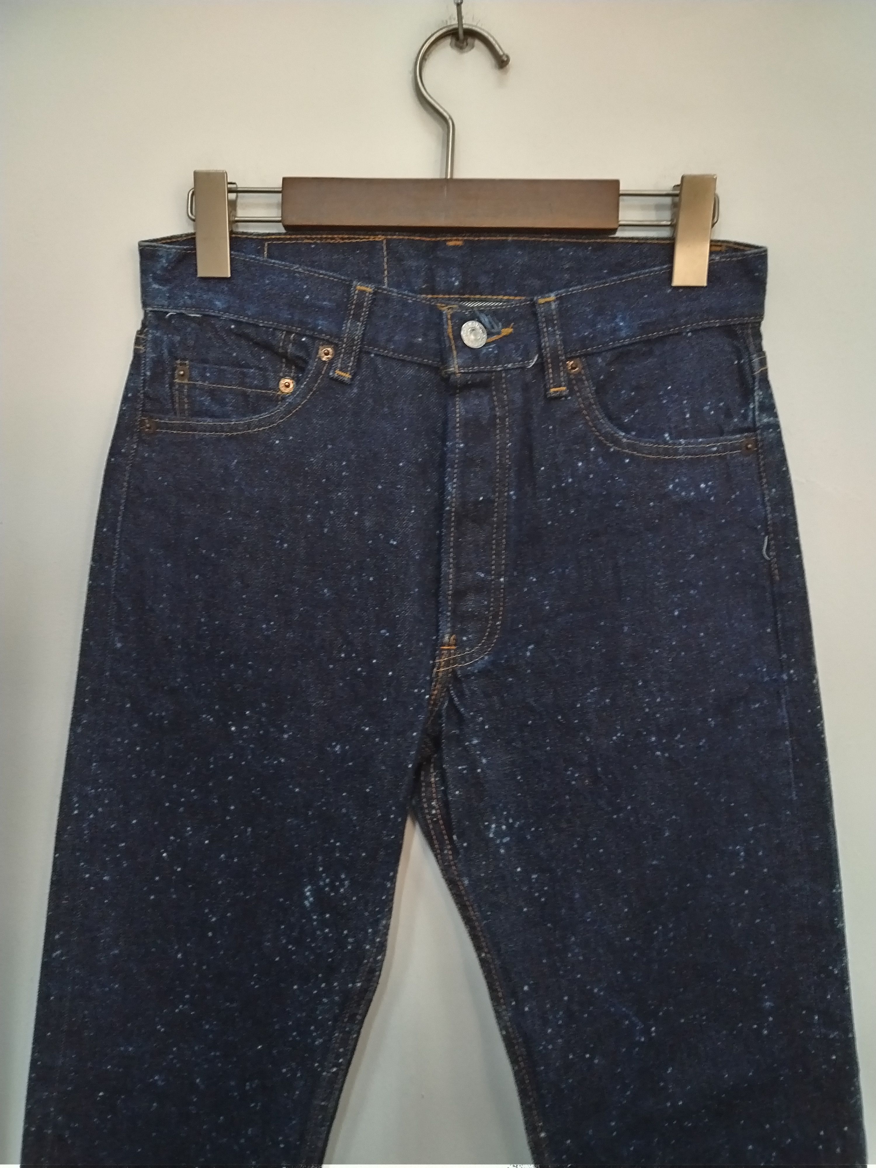 Levi's 🔥AUTHENTIC SNOW WASH NOS VTG LEVIS 501 INDIGO DENIM Size US 32 / EU 48 - 6 Thumbnail
