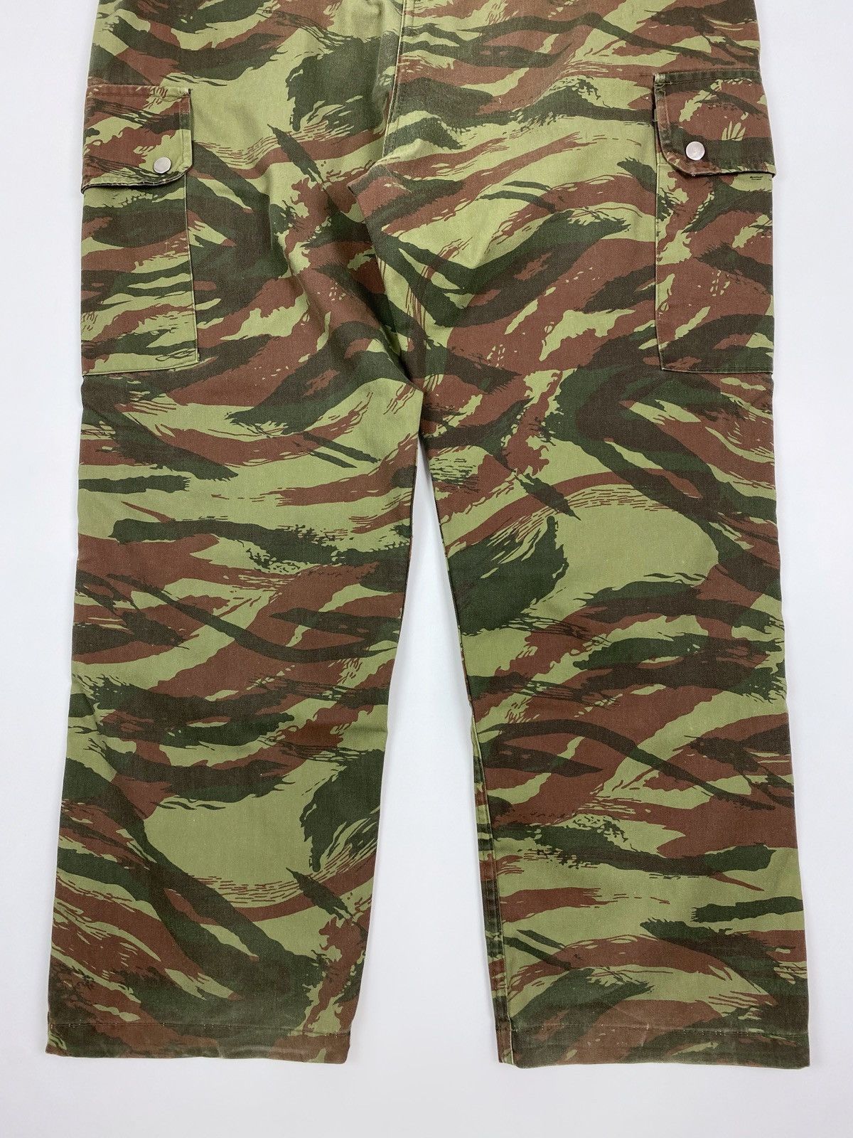 Vintage 1990’s Vintage Greek Army HBT Lizard Camo Cargo Pants Size US 34 / EU 50 - 9 Thumbnail