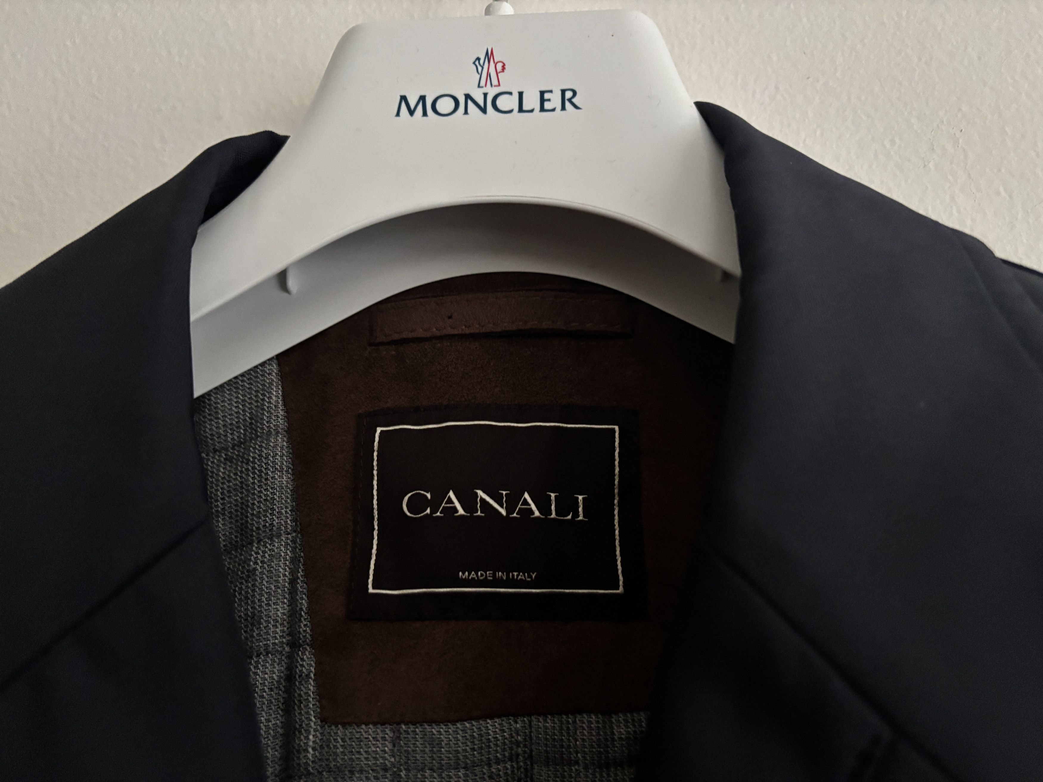 Canali $1600 Rain & Wind Tech Hybrid Zip Jacket/ Sport Coat Size US S / EU 44-46 / 1 - 4 Thumbnail