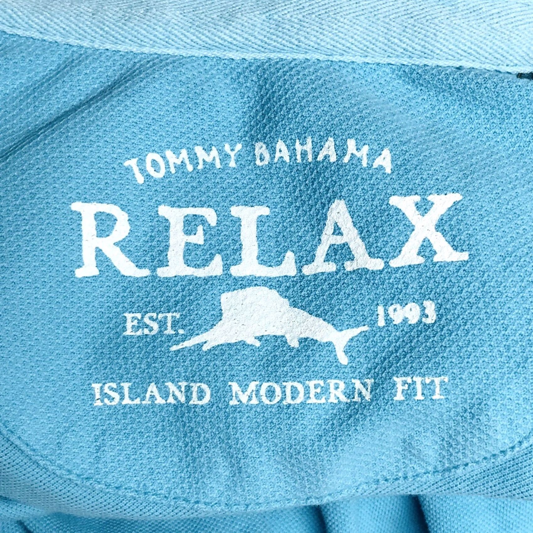 Tommy Bahama Tommy Bahama Polo Shirt Men Sky Blue Relaxed Pique Short Sleeve M Regular 100% Cotton Beach Golf Logo Button Shirt Size US M / EU 48-50 / 2 - 3 Thumbnail