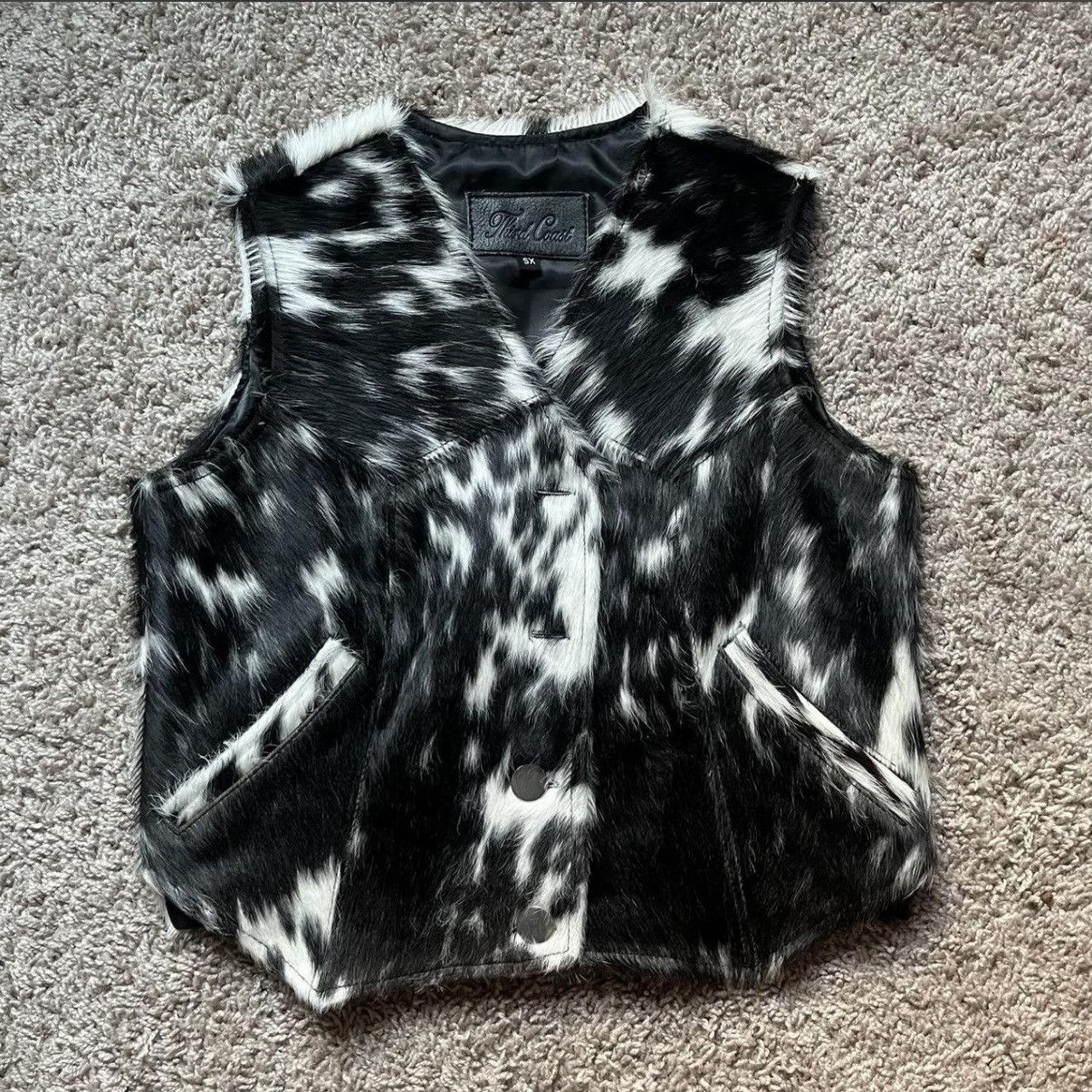 Other Heritage No. 1 Ladies Vest | Black and White Size XS / US 0-2 / IT 36-38 - 1 Thumbnail