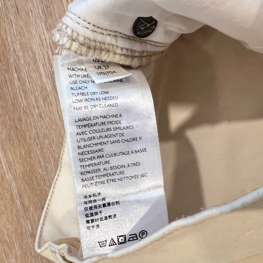 Free People Free People x We the Free, Pearl Velvet Skinny Pants, Raw An Size 27" / US 4 / IT 40 - 9 Thumbnail