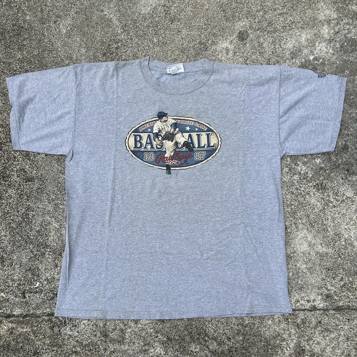 MLB × New York Yankees × Vintage Vintage Baseball American T-shirt Size US M / EU 48-50 / 2 - 1 Thumbnail