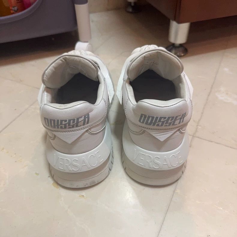 Versace Versace Classic white spaceship shoes Medusa avatar model Size US 10 / EU 43 - 3 Thumbnail