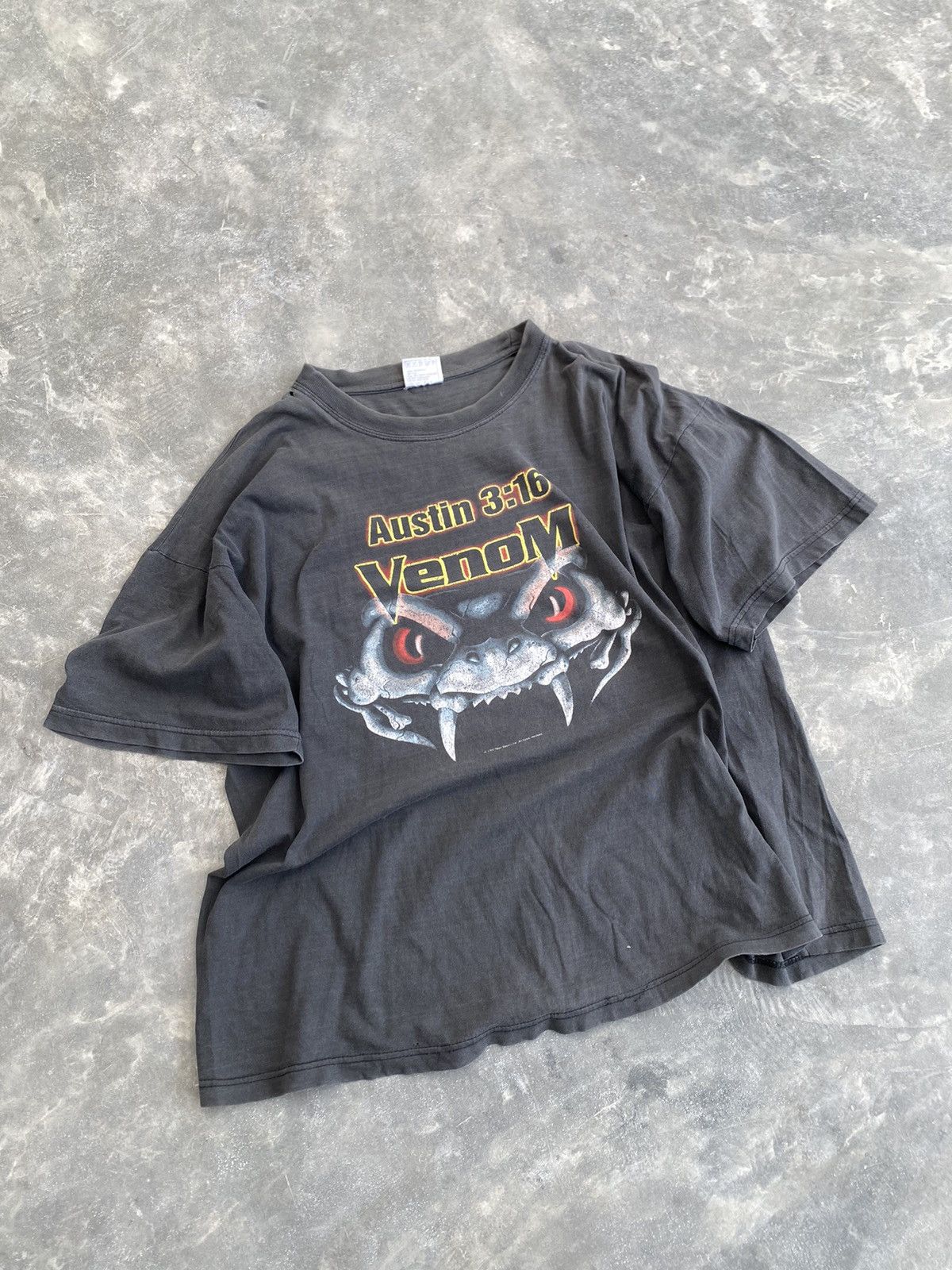 Vintage × WWE Vintage Stone Cold Tee Size US XL / EU 56 / 4 - 1 Thumbnail
