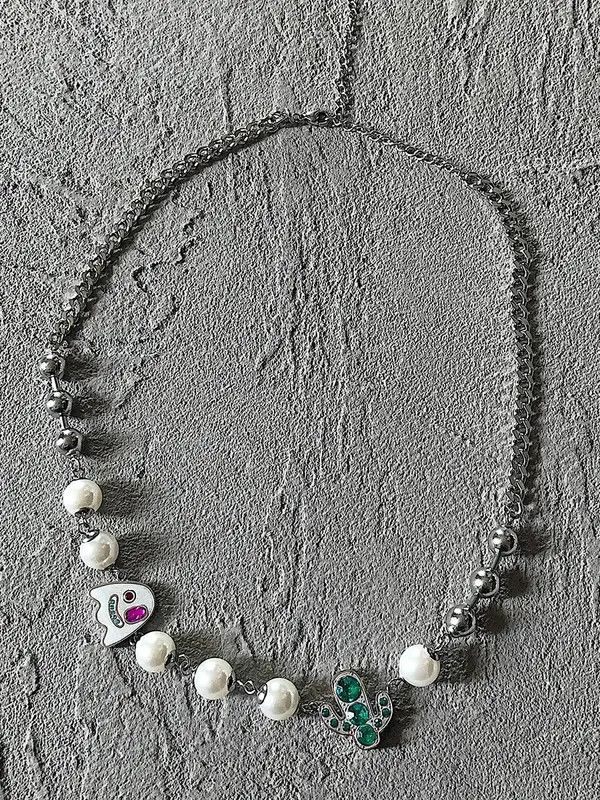 Japanese Brand Retro punk necklace Size ONE SIZE - 4 Thumbnail