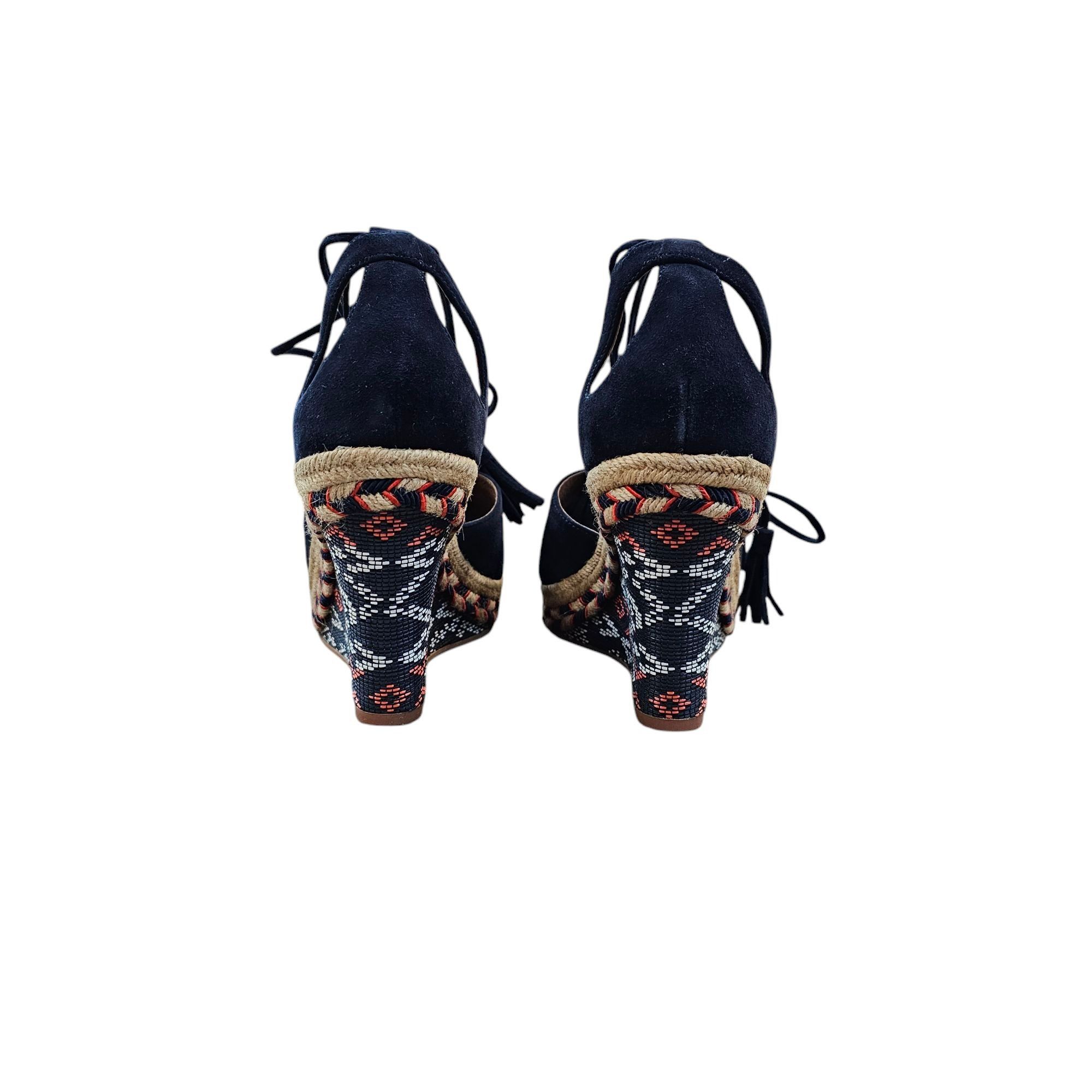 Other Cabi Isla Espadrille Wedge Sandals Womens 8 M Ankle Wrap Size US 8 / IT 38 - 4 Thumbnail
