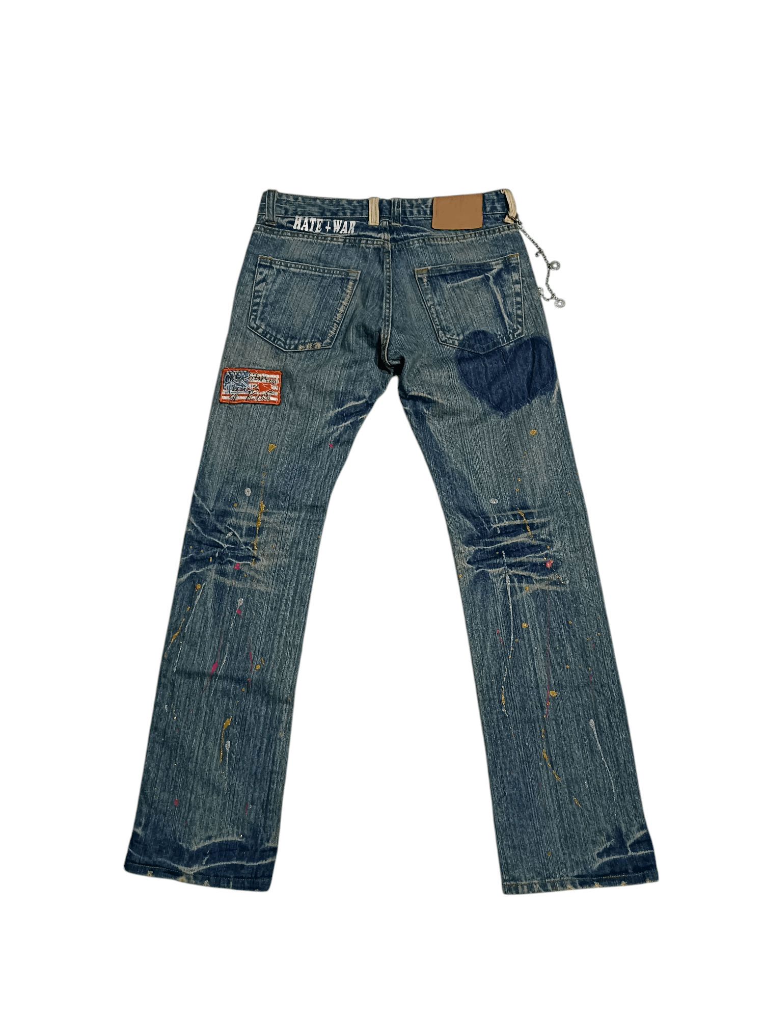 Japanese Brand × Vintage Vintage Ripped Jeans Size US 30 / EU 46 - 6 Thumbnail