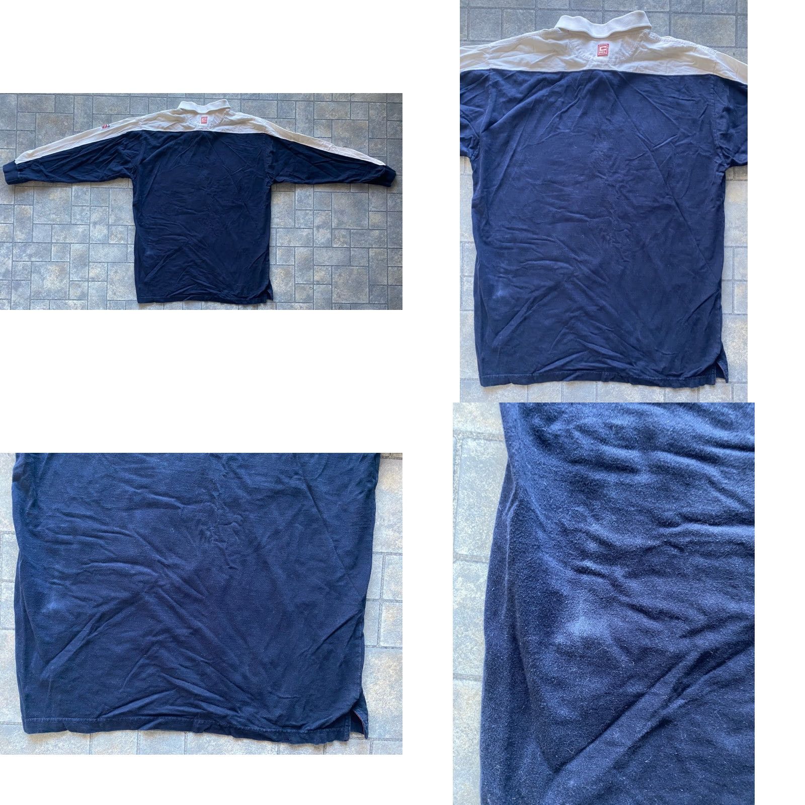 Polo Ralph Lauren VTG Chaps Polo Ralph Lauren Polo Rugby Shirt Navy Blue 100% Cotton Large L Men Shirts Logo Decade: 90s Size US L / EU 52-54 / 3 - 9 Thumbnail