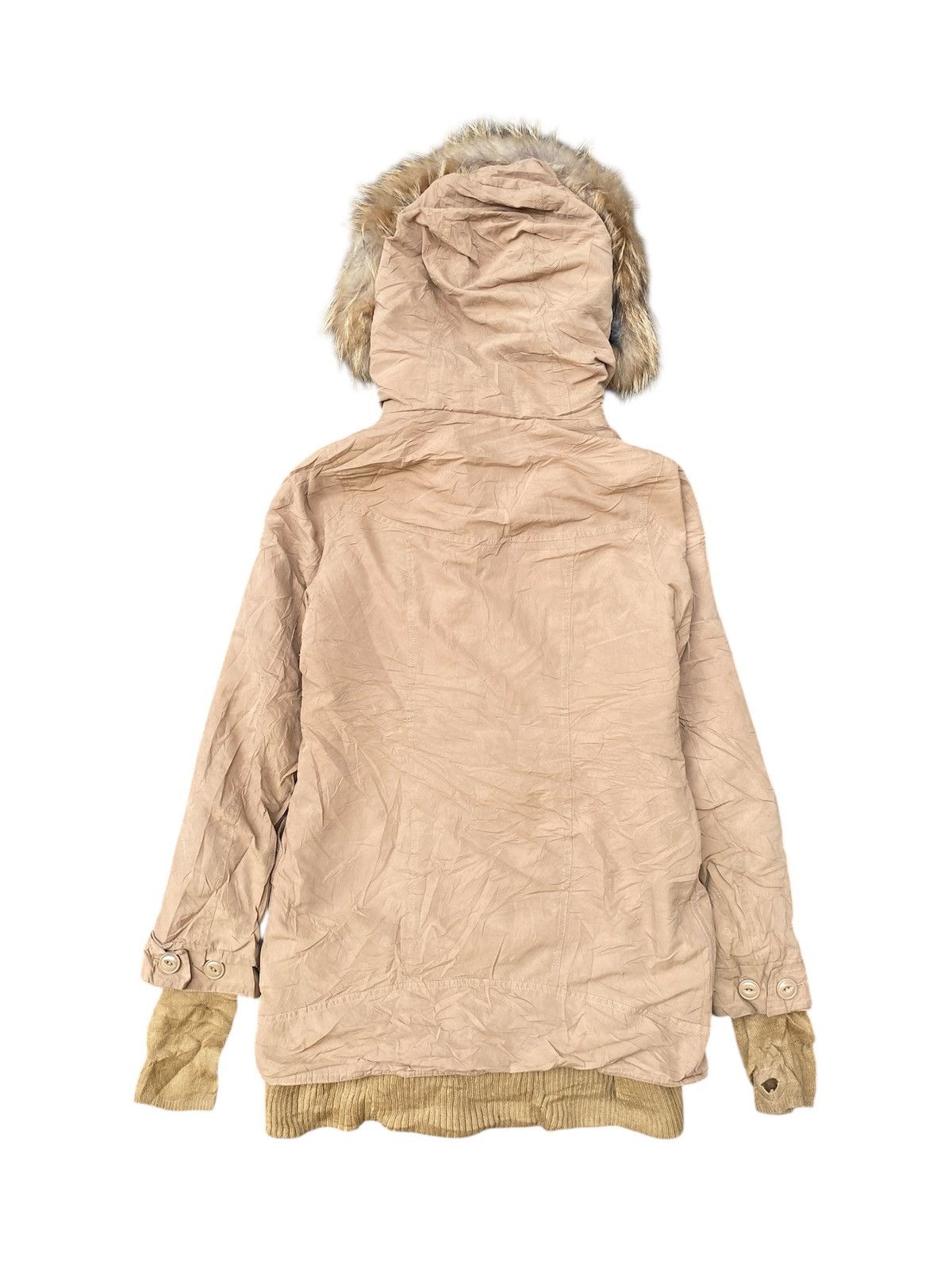 If Six Was Nine × Japanese Brand × Le Grande Bleu (L.G.B.) 2000s SLY - Apocalypse Fur Hoodie Jacket Size US M / EU 48-50 / 2 - 6 Thumbnail
