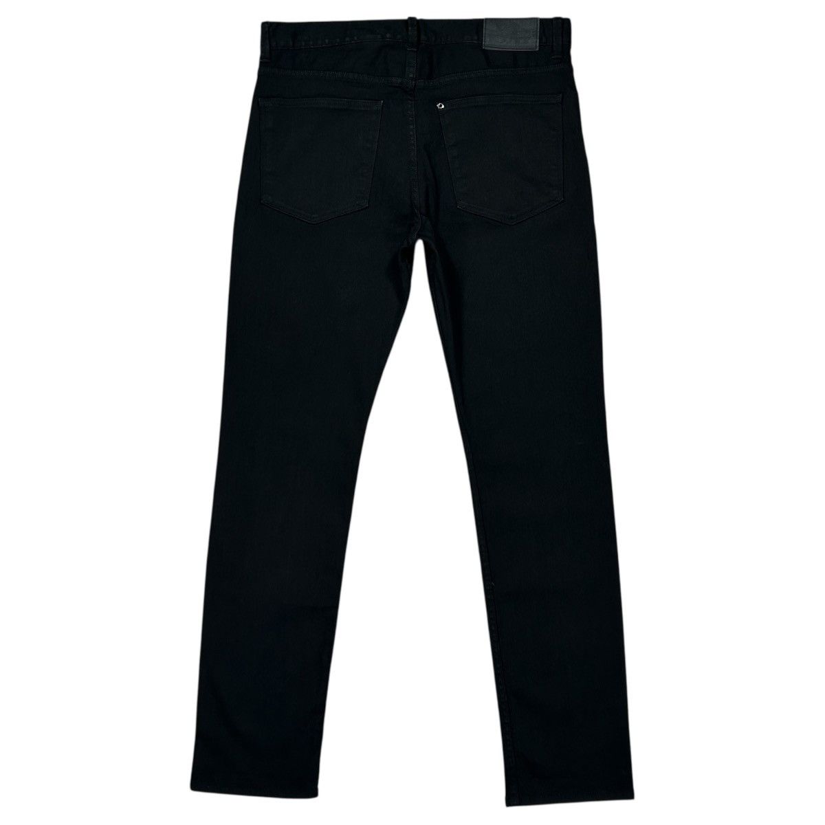 H&M H&M Mens Black Slim Fit Stretch Denim Jeans Size 34 Size US 34 / EU 50 - 3 Thumbnail
