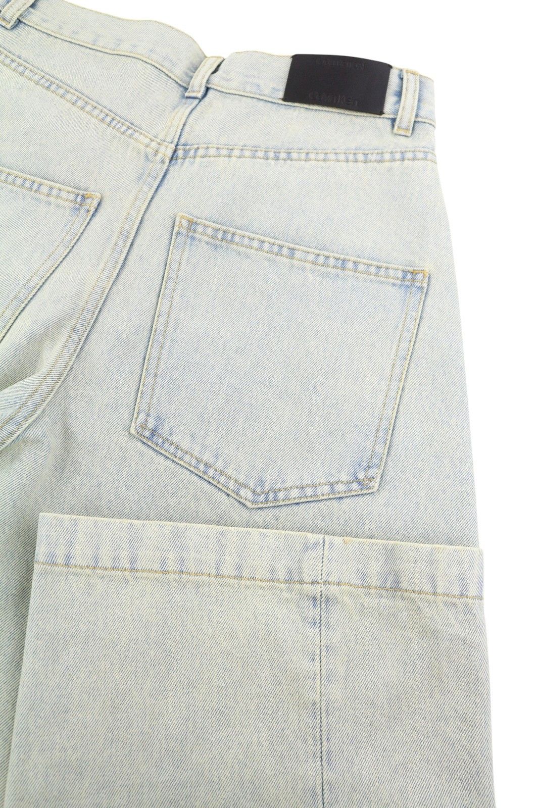 Calvin Klein W26/L32 Light Blue Faded Wide Relaxed 87830 Size 26" / US 2 / IT 38 - 5 Thumbnail
