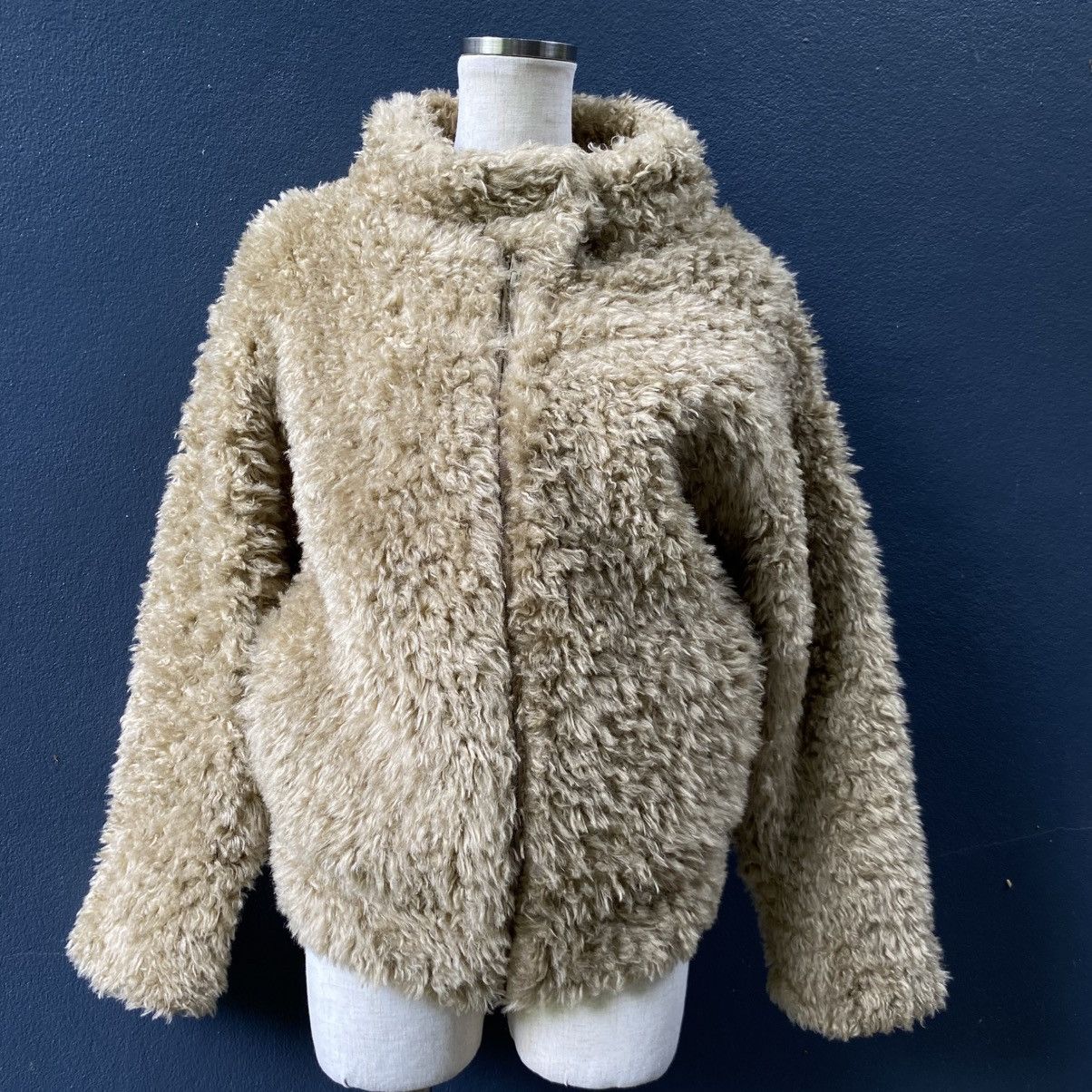Tsumori Chisato Tsumori Chisato Camel Faux Fur Zip Jacket Size XS / US 0-2 / IT 36-38 - 5 Thumbnail
