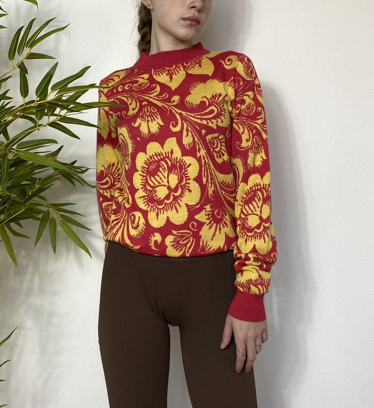 Denis Simachev DENIS SIMACHEV VINTAGE PATTERNS SWEATER Size M / US 6-8 / IT 42-44 - 6 Thumbnail