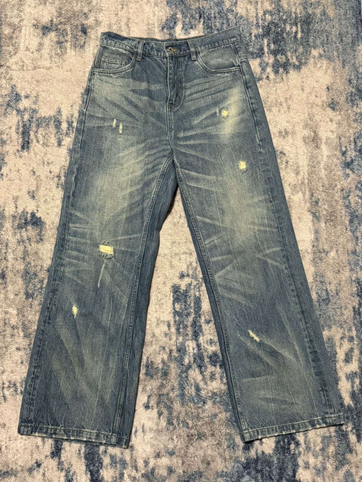 SIMPLE PROJECT Simple Project Nevada Wash Denim Size US 30 / EU 46 - 1 Thumbnail