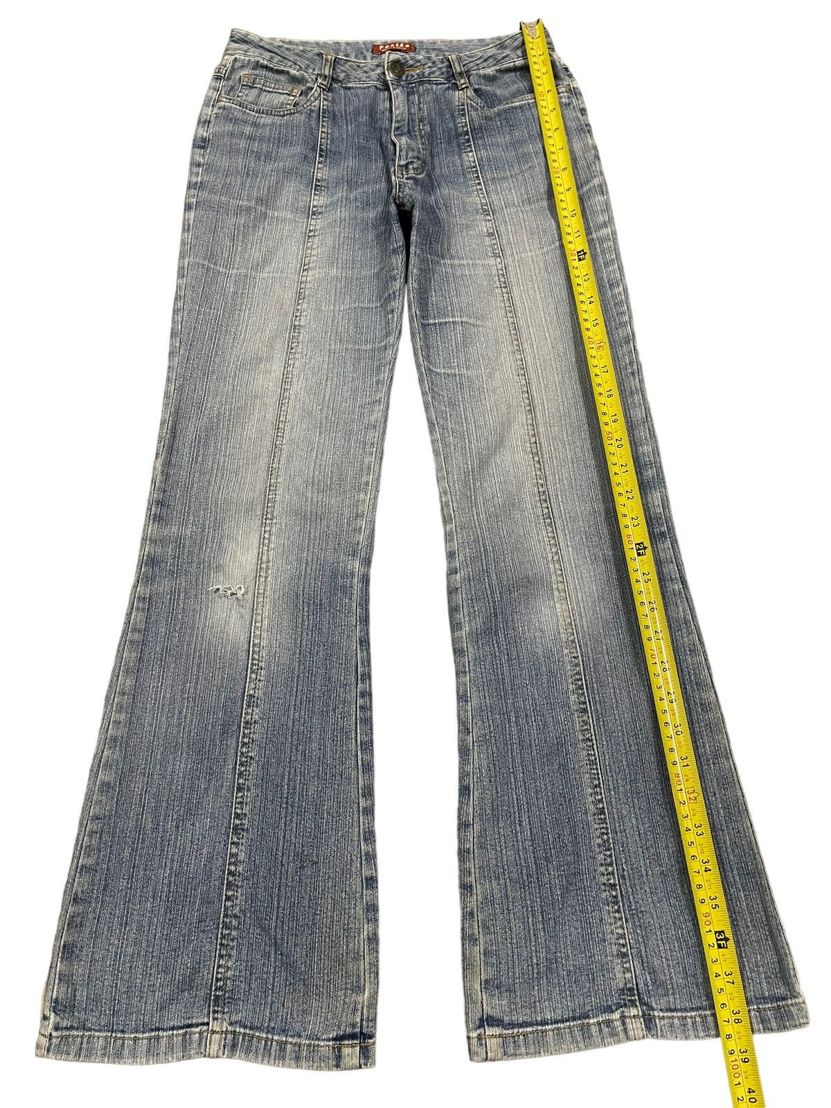 If Six Was Nine Vintage Japanese Brand Blue Wash Style Flare Jeans Size US 27 - 10 Thumbnail