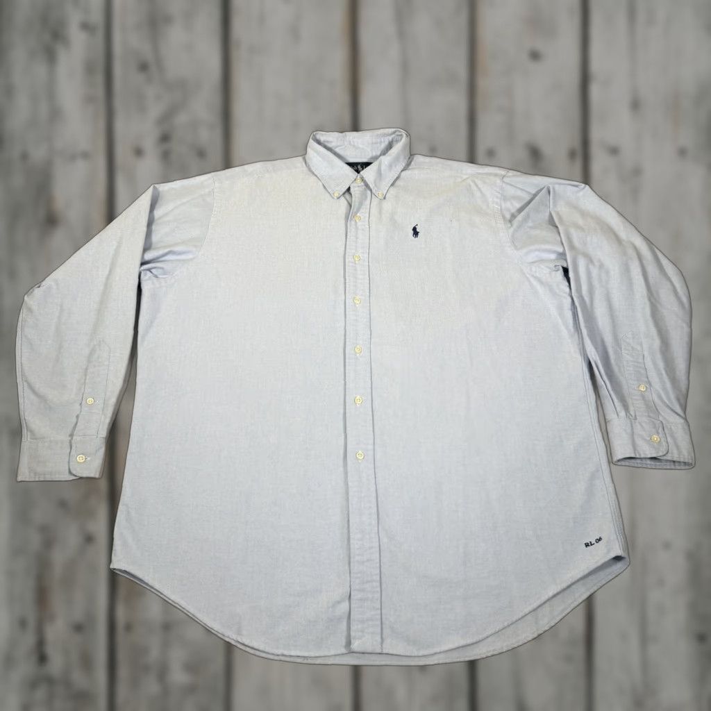 Polo Ralph Lauren Polo Ralph Lauren Shirt Mens XL Blue Chambray Button Up Long Sleeve Pony Preppy Size US XL / EU 56 / 4 - 1 Thumbnail