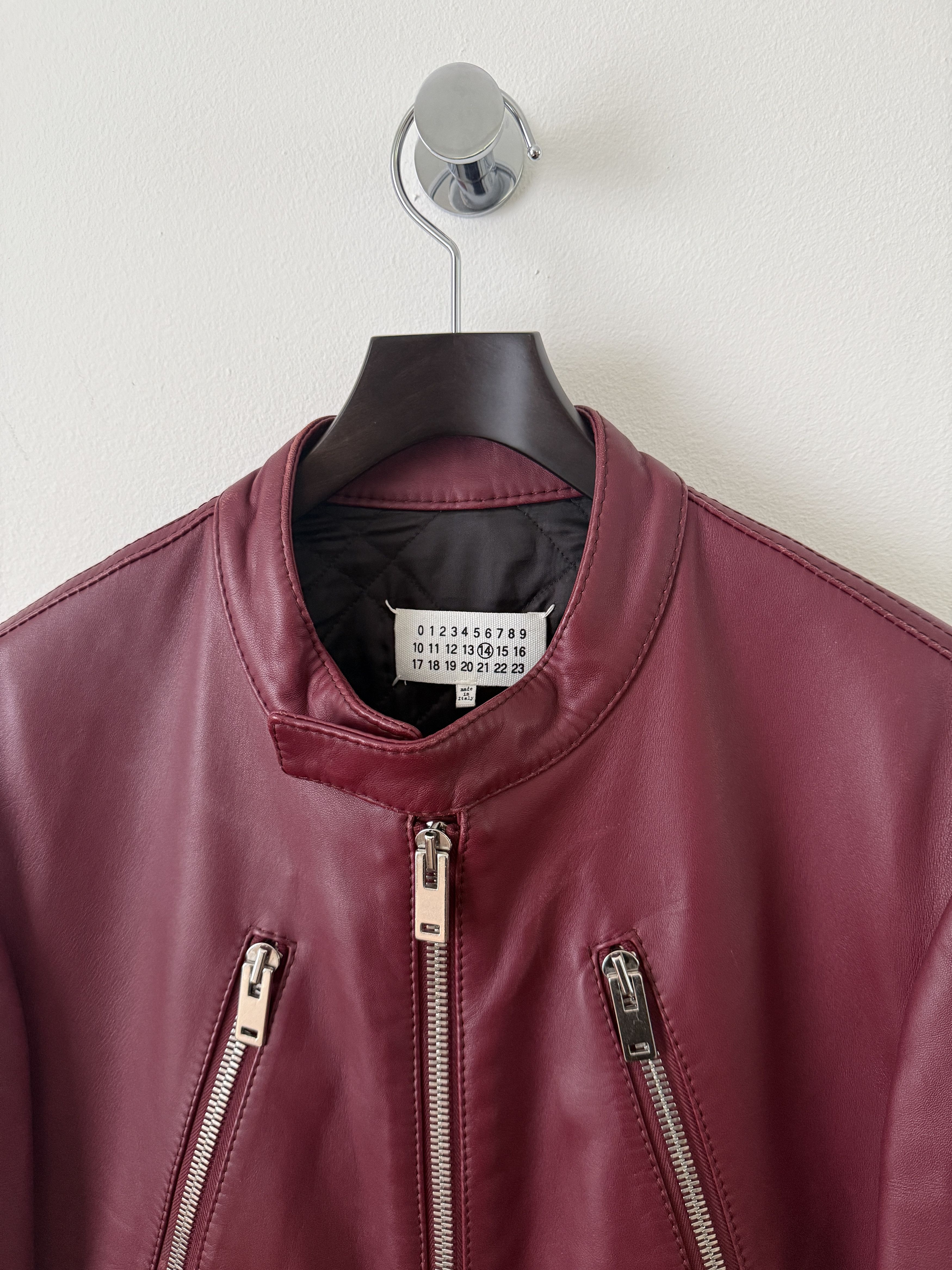 Maison Margiela 2015 5 Zip Leather Moto Jacket Size US M / EU 48-50 / 2 - 5 Thumbnail