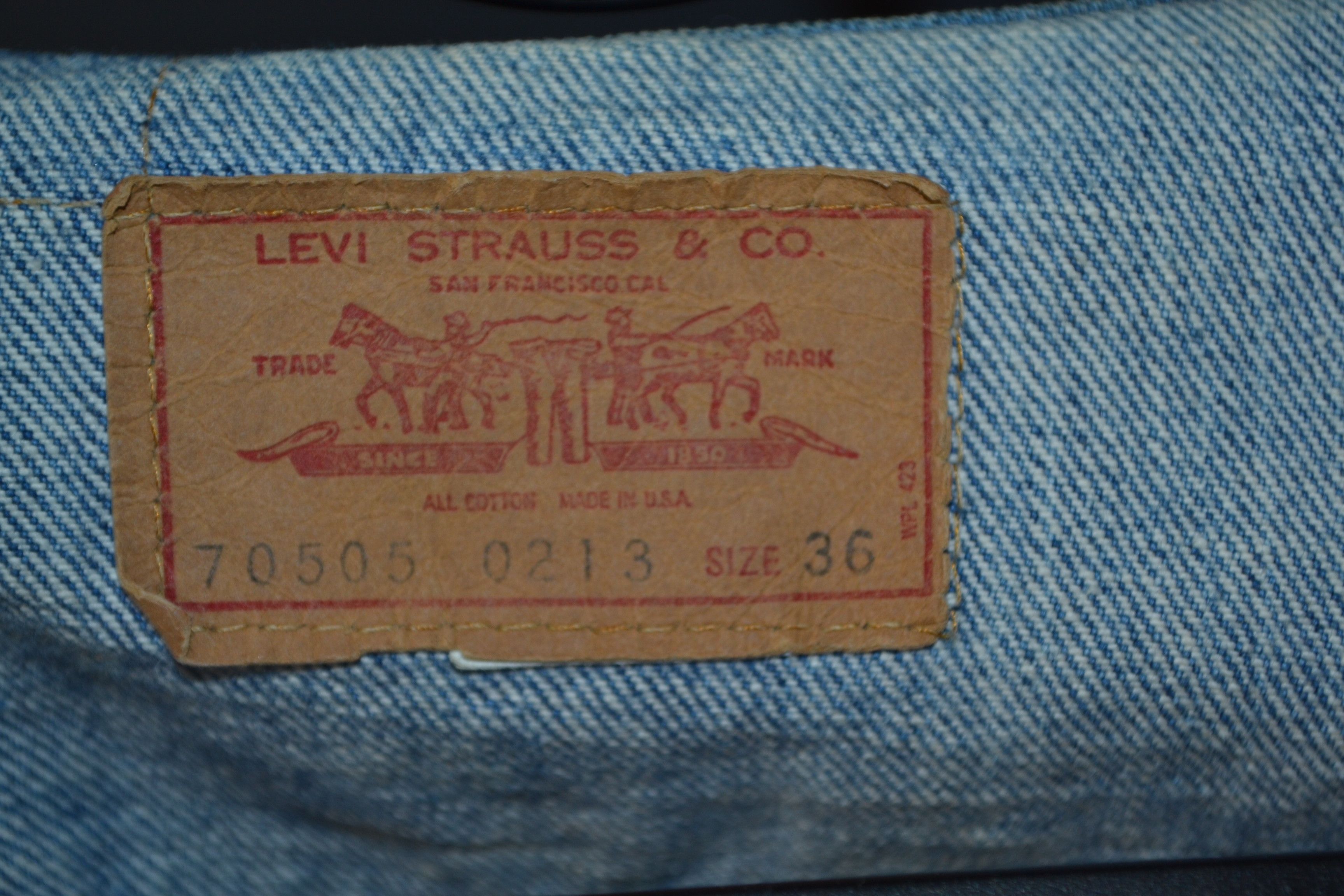 Levi's Levi's Type 3 1970s Big E 52 Stamp AMA Kawasaki 70505 36 Size US XS / EU 42 / 0 - 20 Thumbnail
