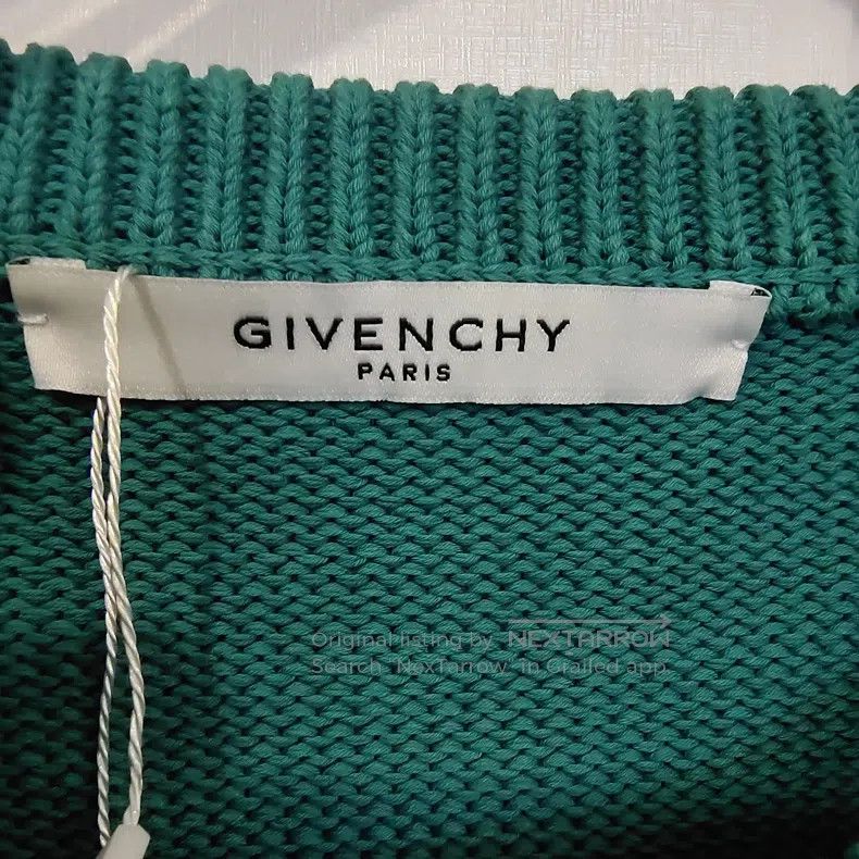 Givenchy Givenchy Letter Round Neck Colorblock Long Sleeve Sweater Size US M / EU 48-50 / 2 - 3 Thumbnail