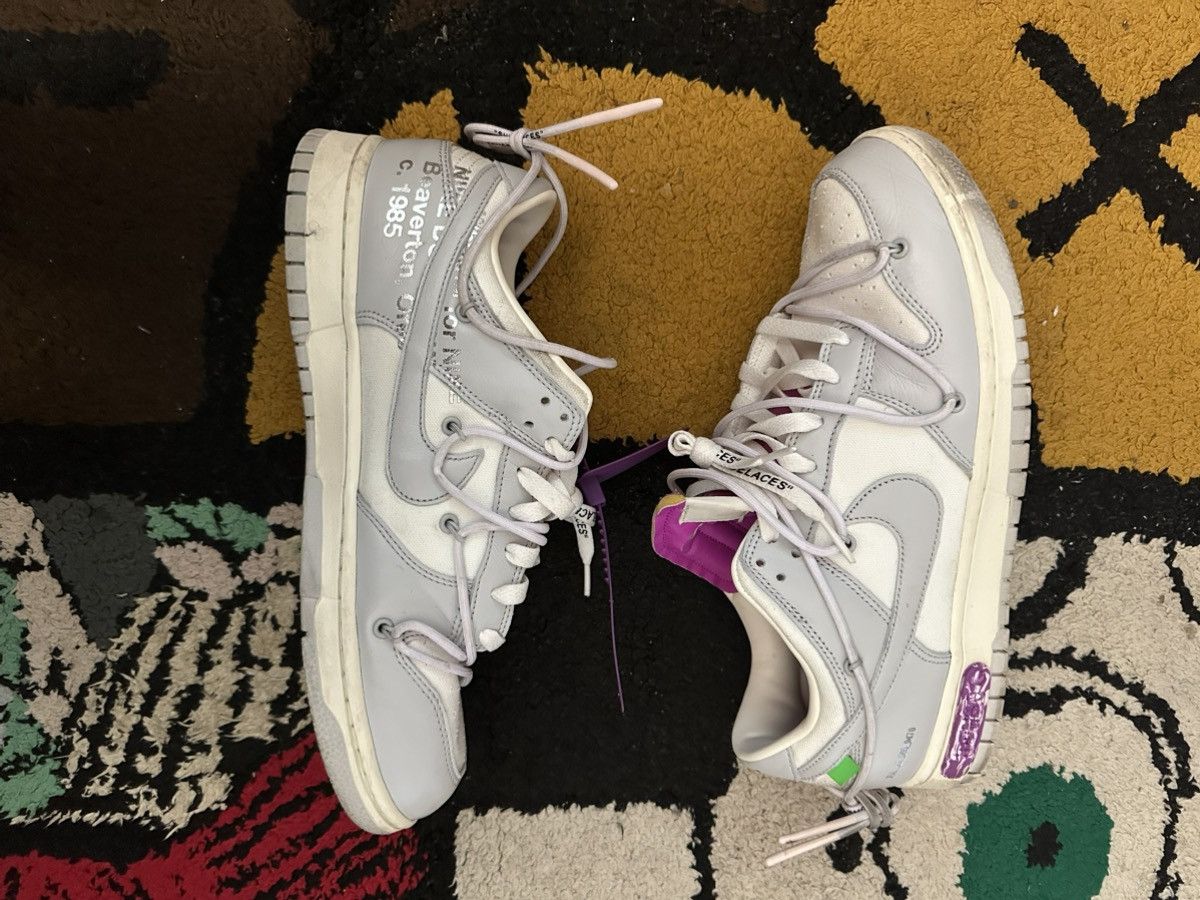 Nike × Off-White Off-White x Dunk low ‘Lot 03 of 50’ Size US 11 / EU 44 - 2 Thumbnail