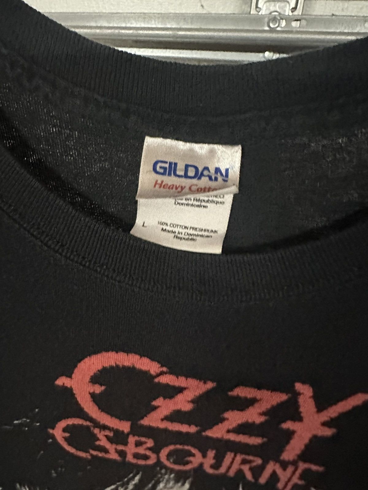 Vintage Vtg Ozzy Ozborne Shirt Size US L / EU 52-54 / 3 - 3 Thumbnail