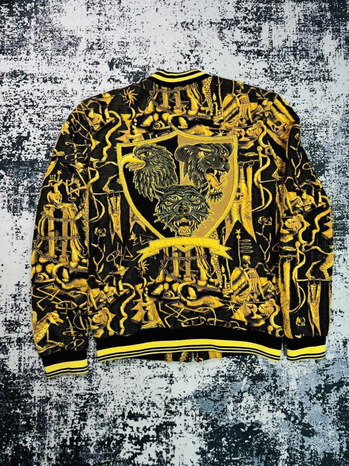Zara Zara Pattern Jacket gold black L Size US L / EU 52-54 / 3 - 4 Thumbnail