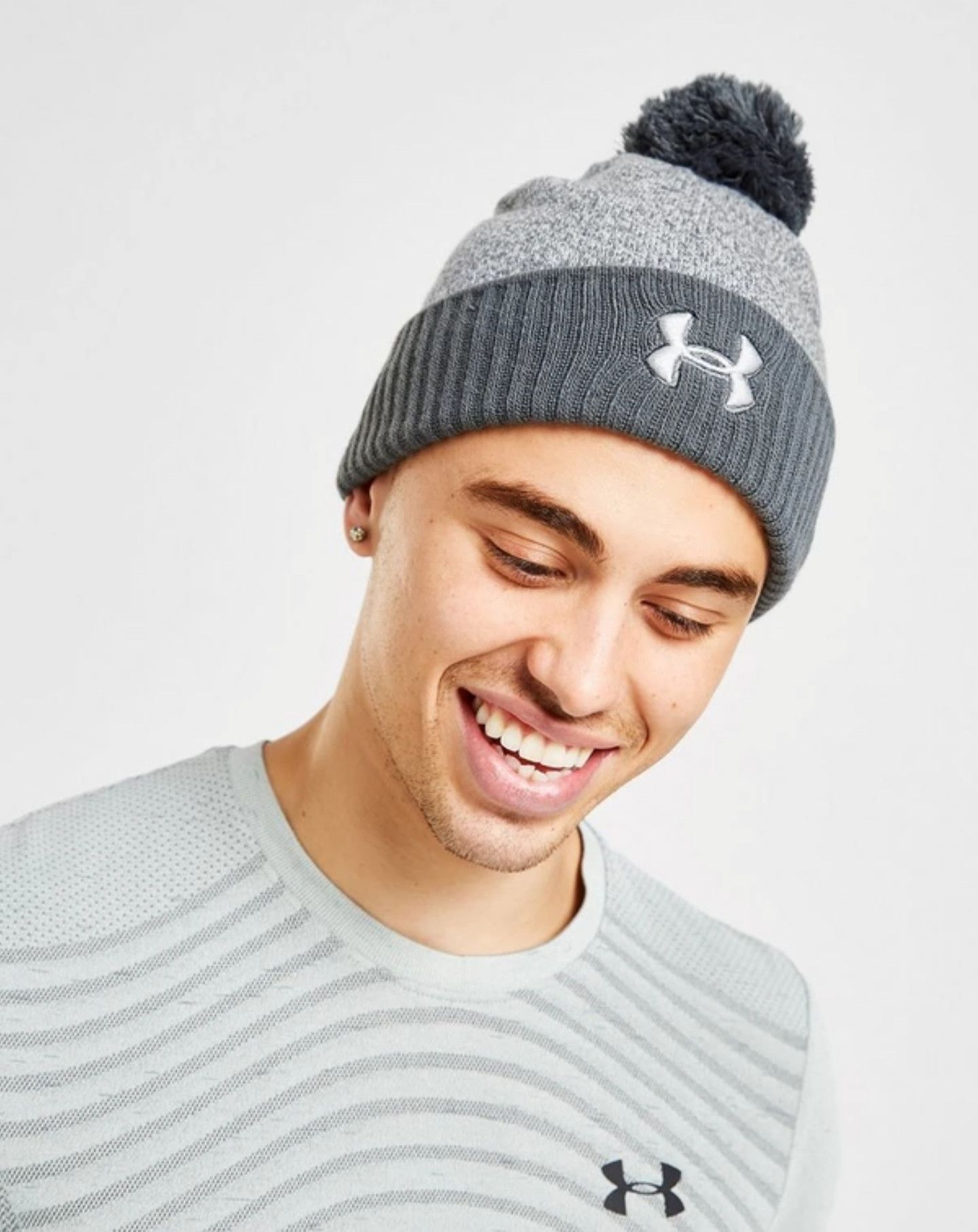Under Armour Under Armour Beanie Hat with pom pom Size ONE SIZE - 8 Thumbnail