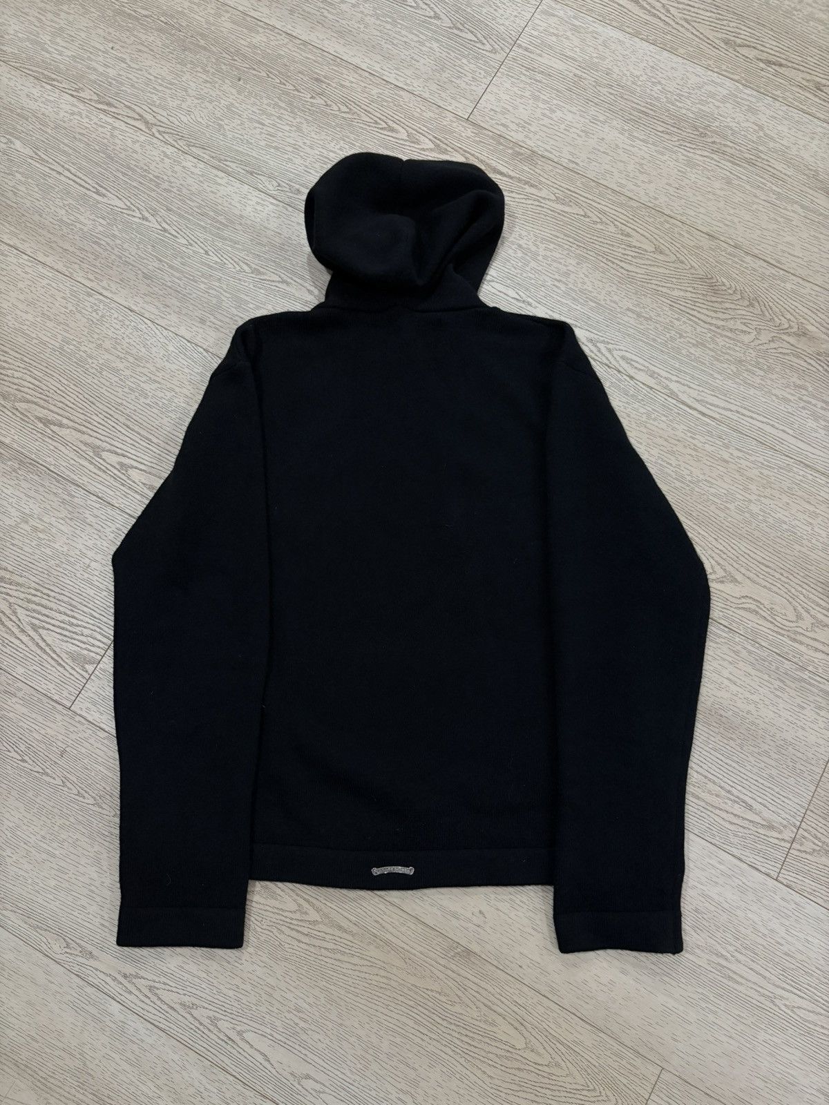 Chrome Hearts Chrome Hearts Triple Cross Leather Cashmere Hoodie Size US M / EU 48-50 / 2 - 2 Thumbnail