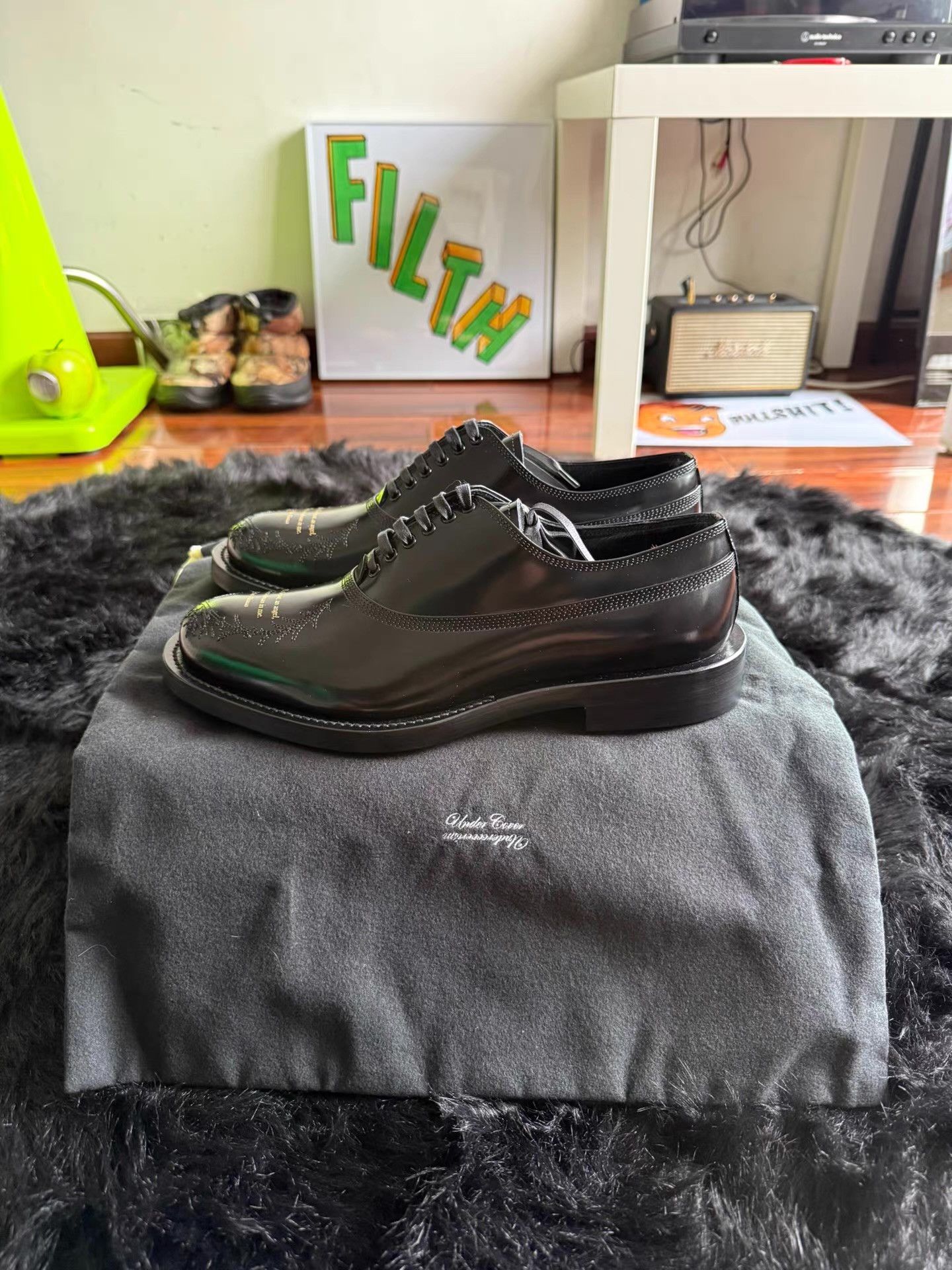 Undercover Undercover Poetry Leather Shoes Q17 Size US 8 / EU 41 - 2 Thumbnail