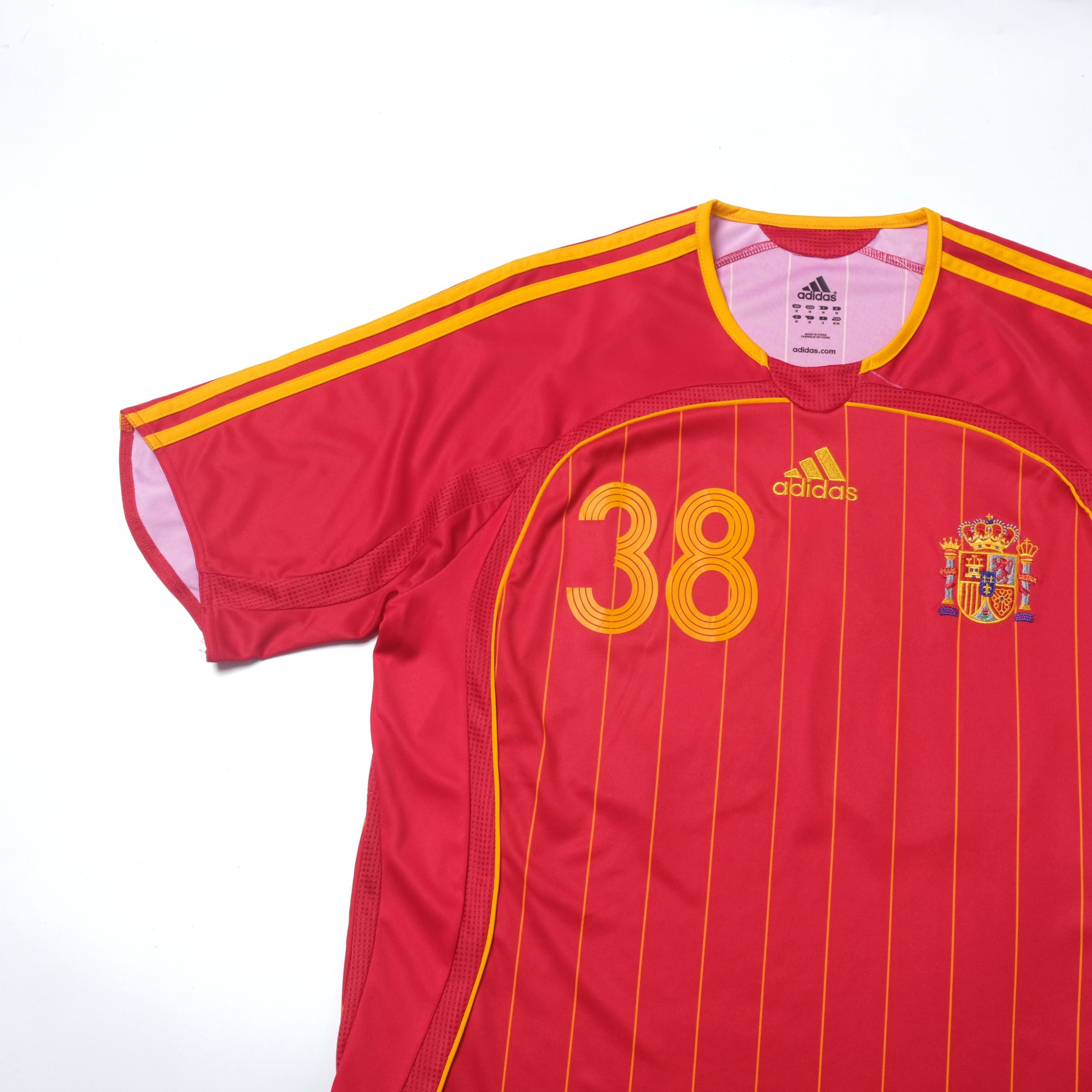 Adidas 2006/08 Spain Home Shirt Adidas (L) Size US L / EU 52-54 / 3 - 3 Thumbnail